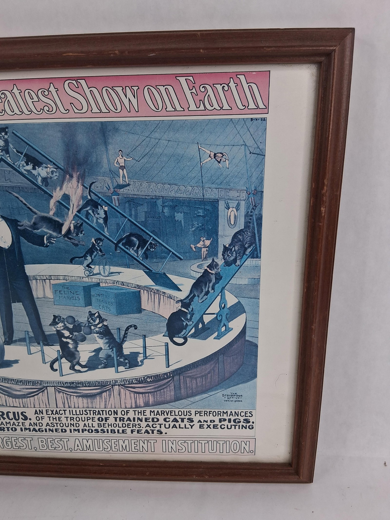 Strobridge Barnum & Bailey Circus Chromolithograph - 4