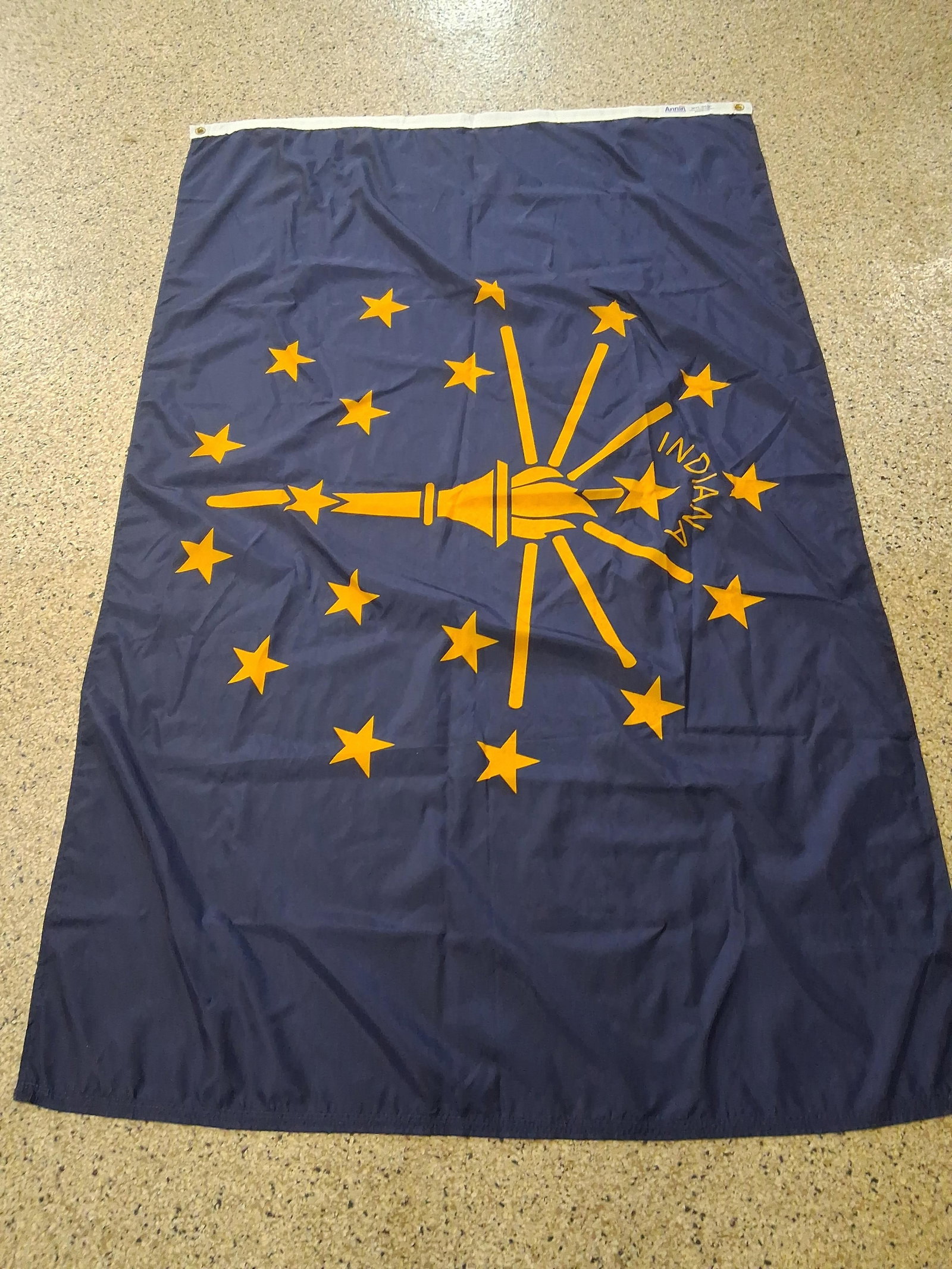 Annin Flagmakers Indiana State Nyl-Glo Nylon Flag (1 of 4)