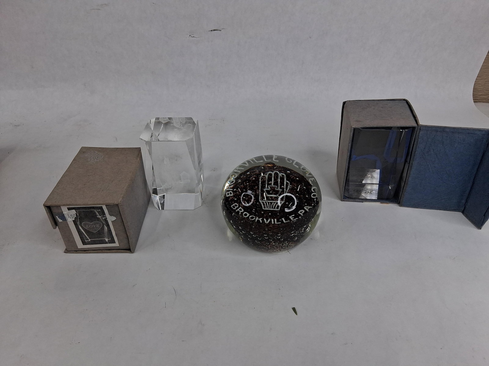 Glass & Crystal w/ Commemorative Paperweight (1 of 7)