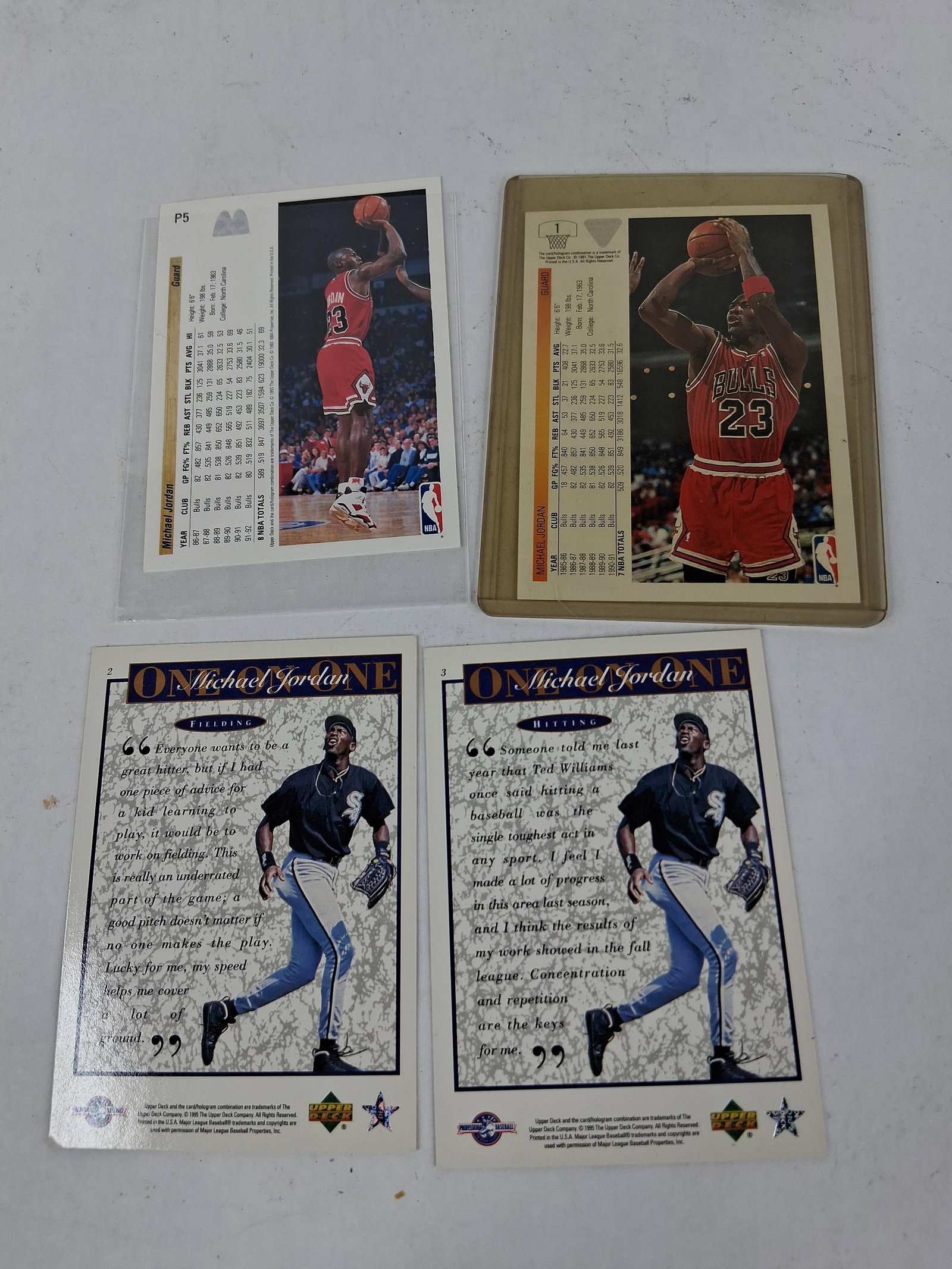 Upper Deck Michael Jordan Trading Cards, Set 4 - 6