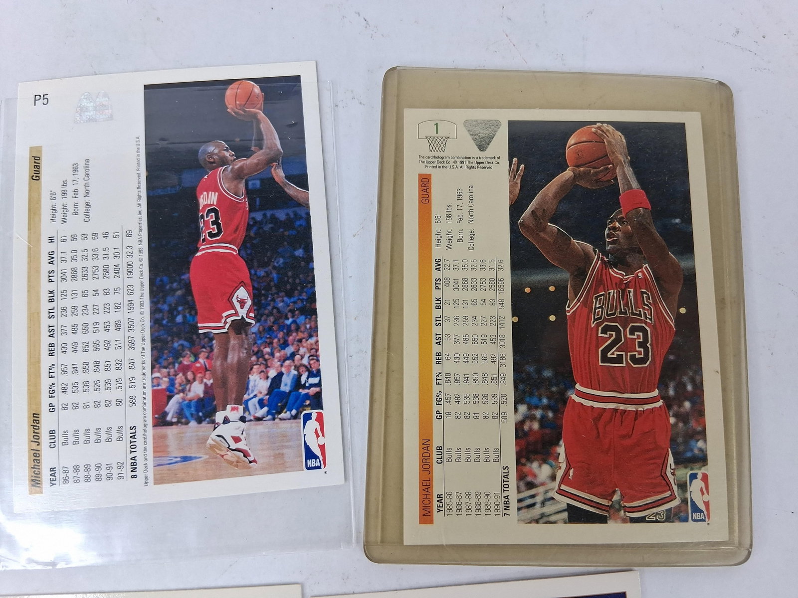Upper Deck Michael Jordan Trading Cards, Set 4 - 7