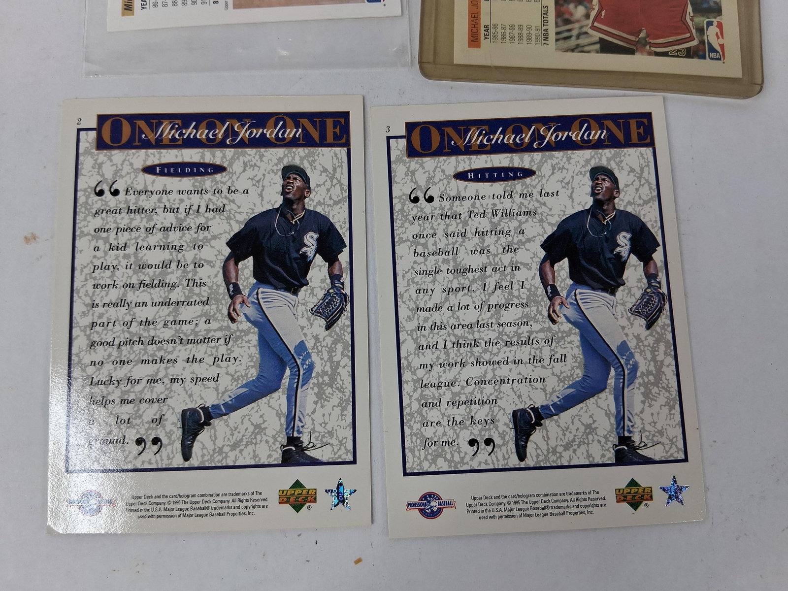 Upper Deck Michael Jordan Trading Cards, Set 4 - 8