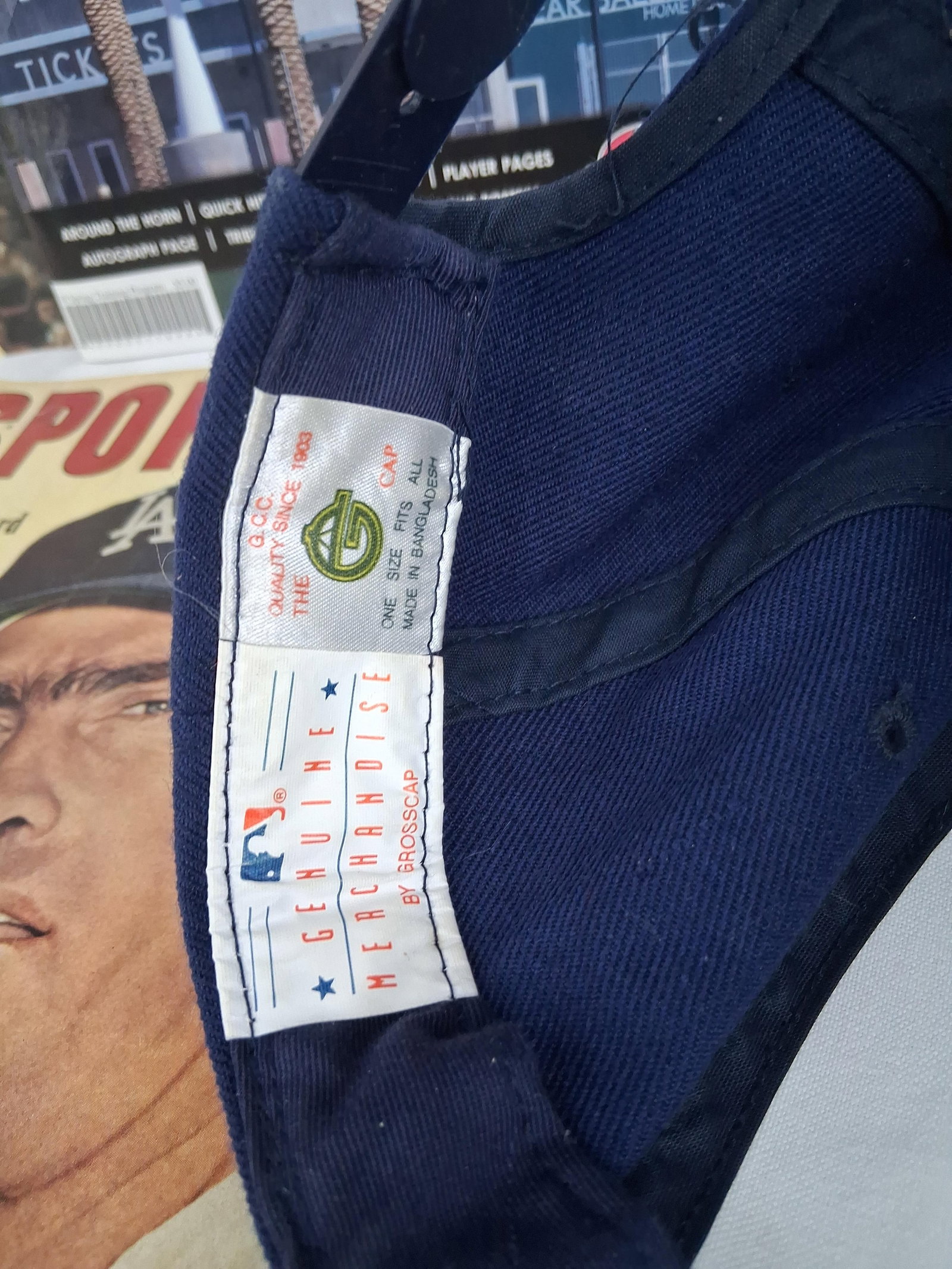 Sports Magazines, Spring Program & Indians Cap - 7