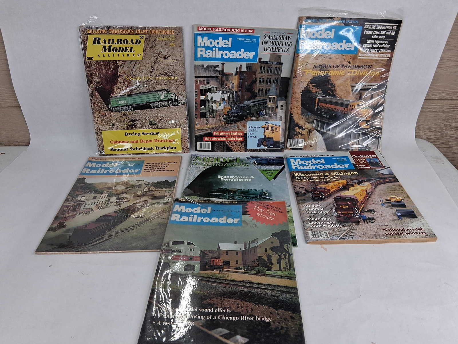 Model Railroad Magazines, Various, 1973-1998 (1 of 9)