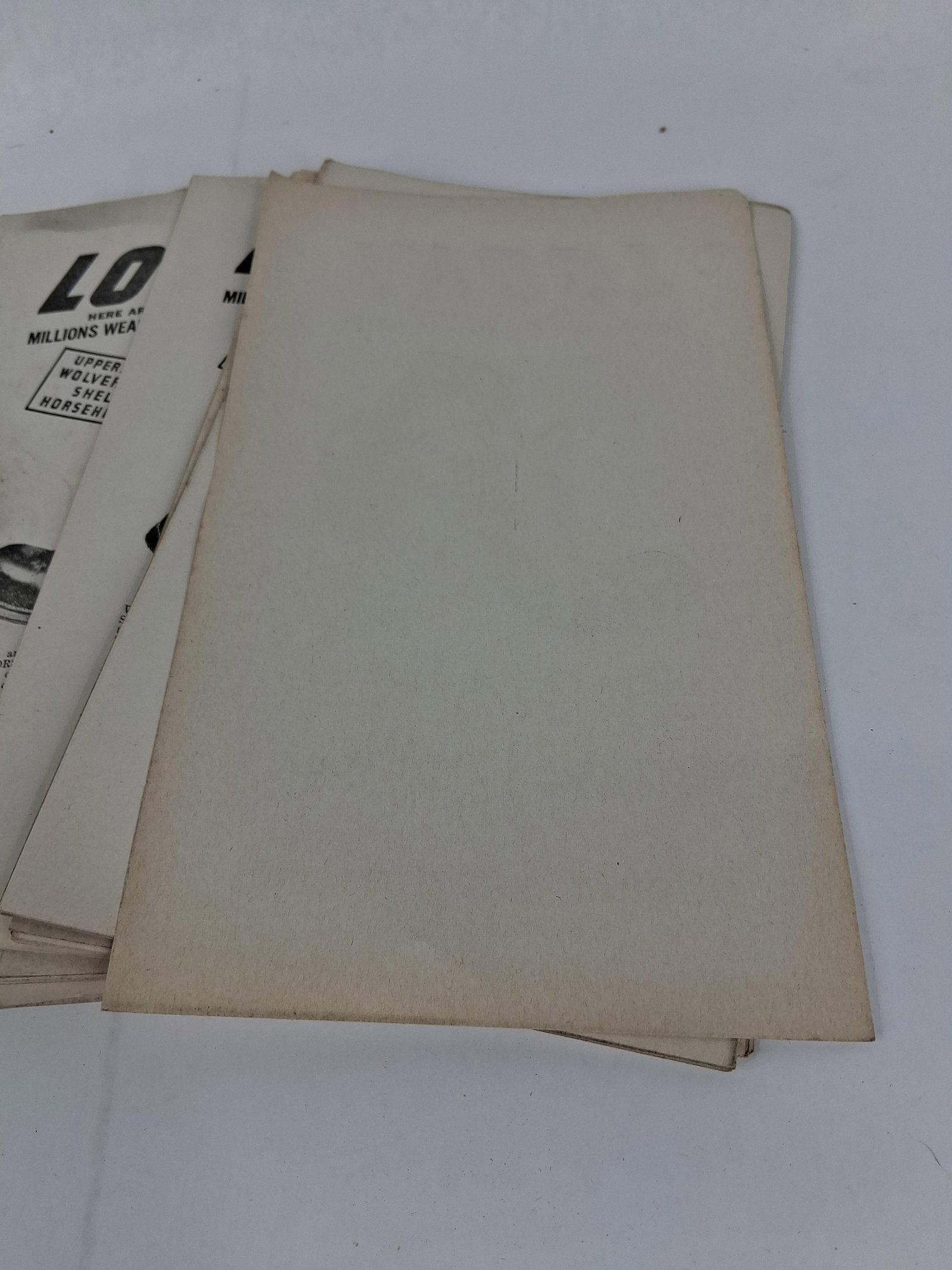 Wolverine Shell Horsehide Work Shoe Handbills - 3