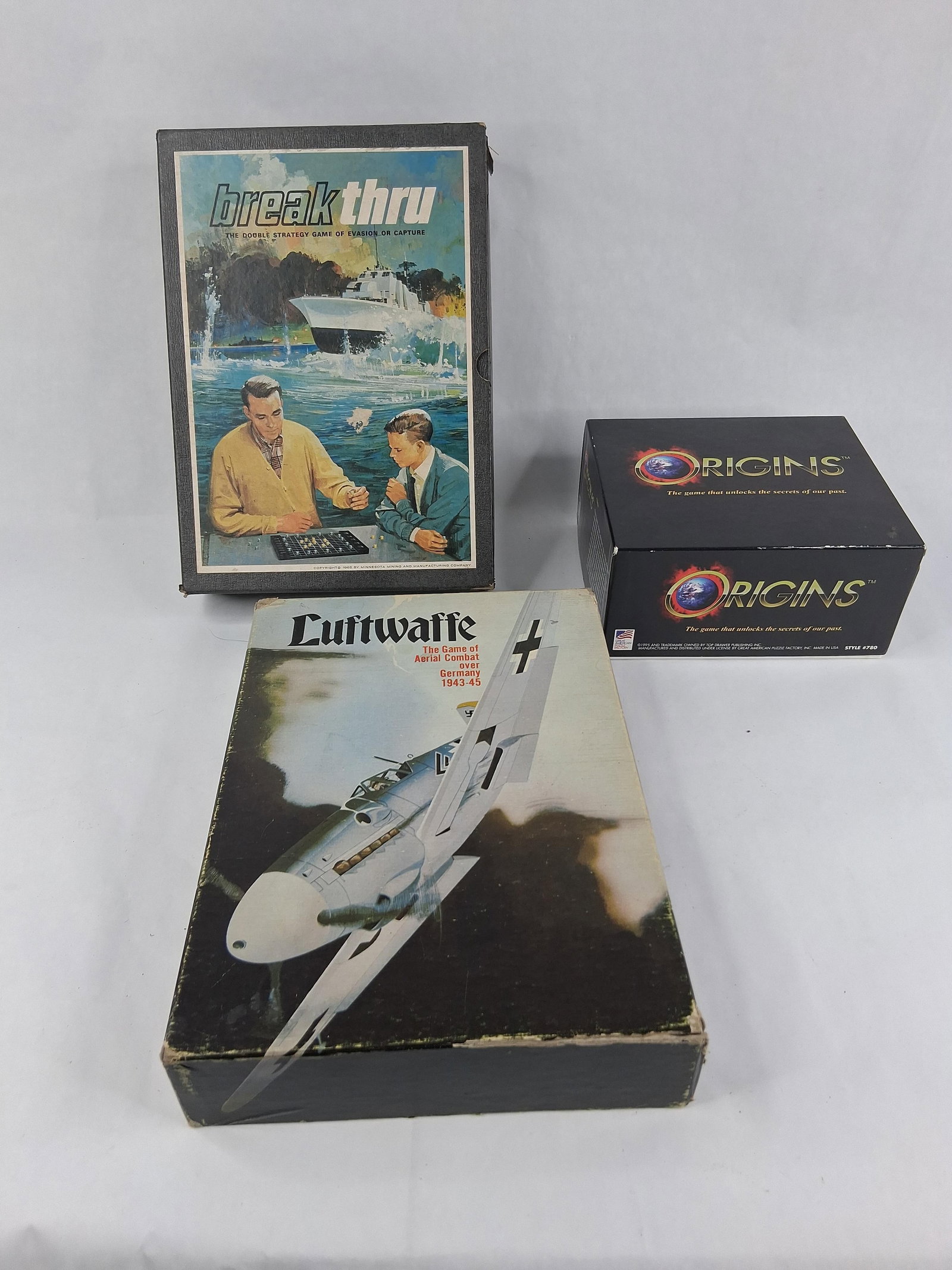 3 Board Games: Luftwaffe, Breakthru & Origins (1 of 13)