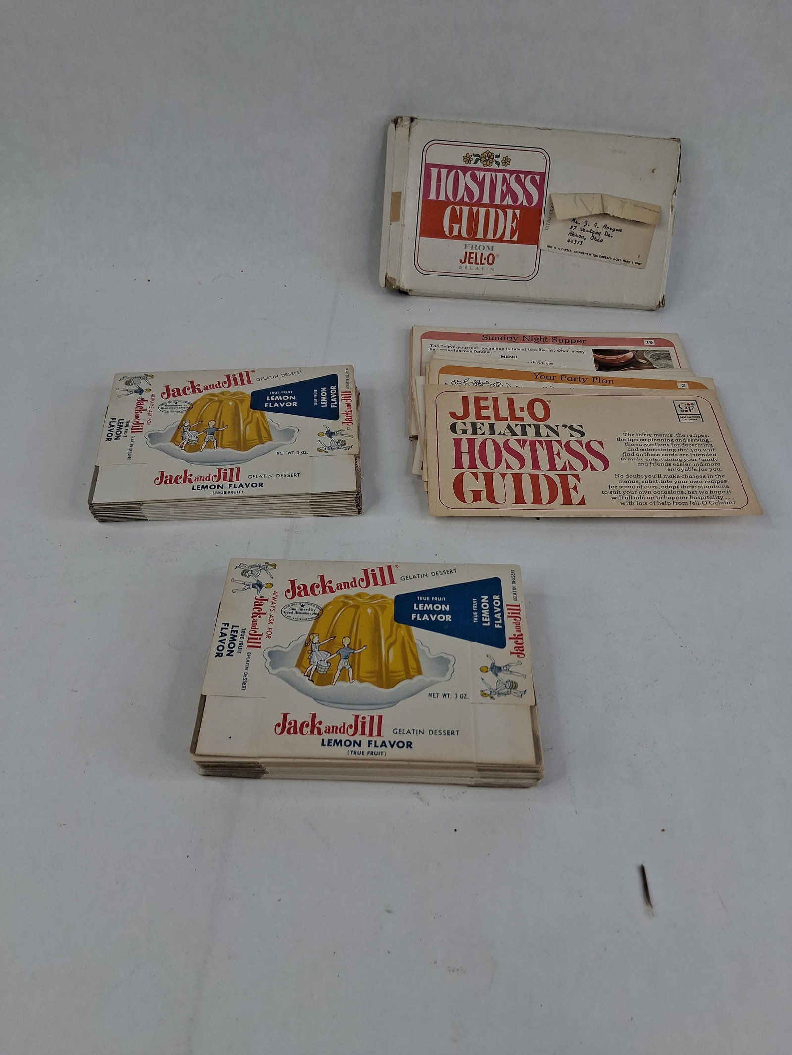 Jack & Jill Gelatin Boxes & Jell-O Recipe Cards (1 of 10)