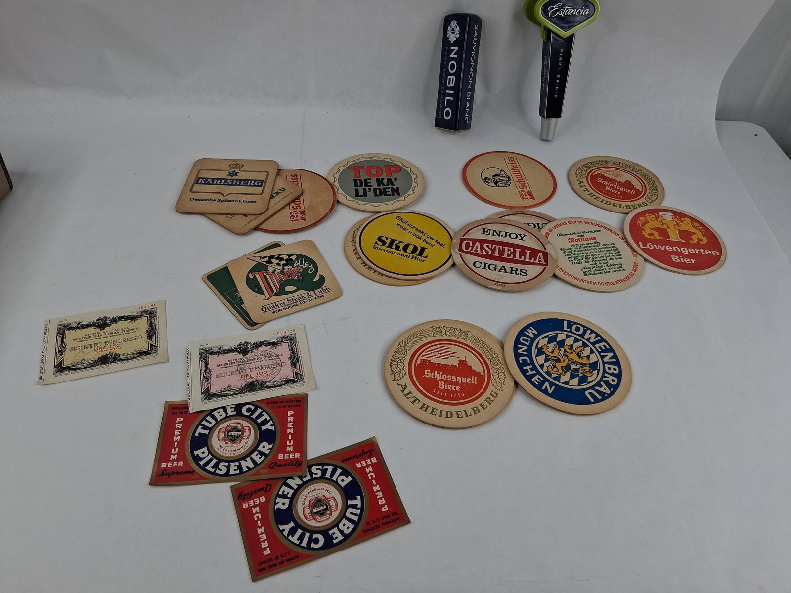 Breweriana & Wine Collectibles w/ Tap Handles (1 of 12)