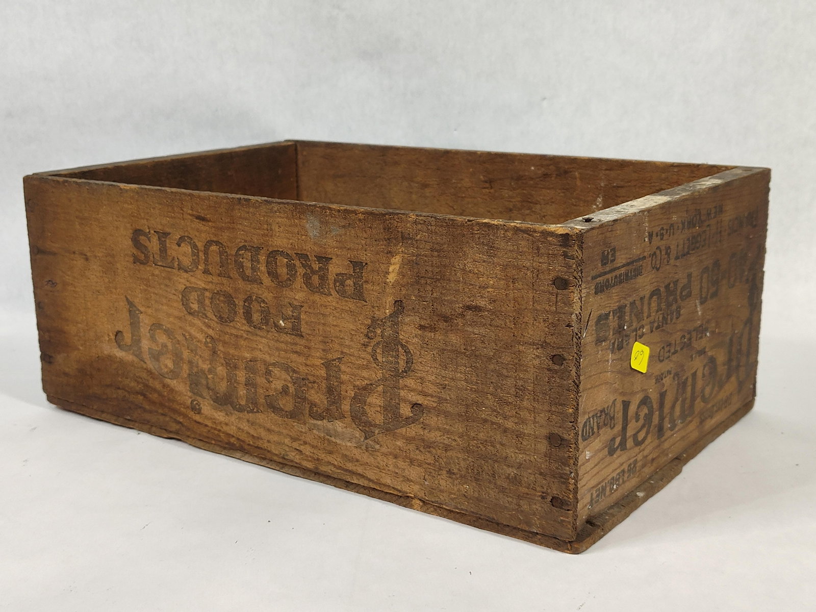 Vtg Premier Brand Santa Clara Prunes Wooden Crate (1 of 4)