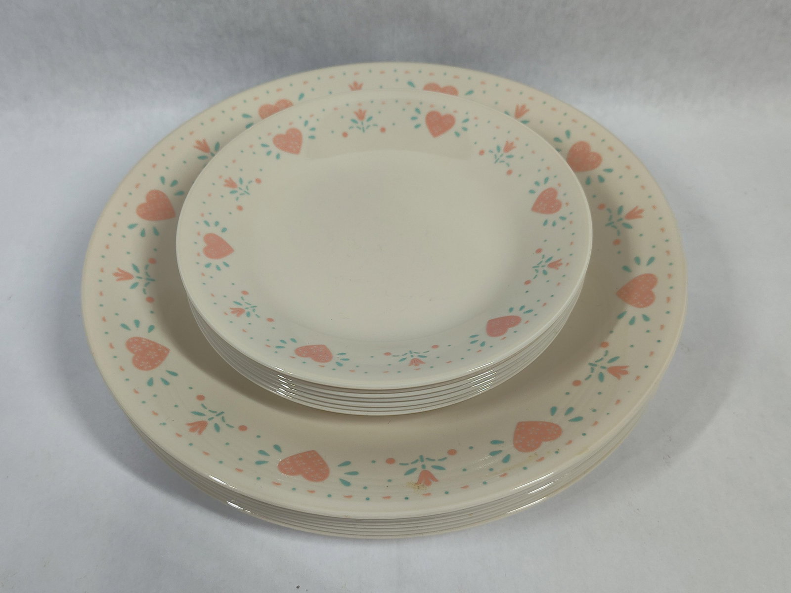 Set 12 Corelle by Corning Forever Yours Plates (1 of 3)
