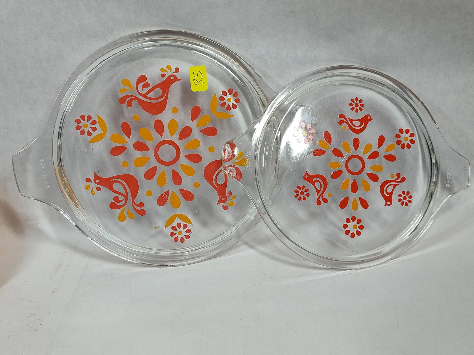 Vtg Pyrex Friendship Pattern Kitchenware Trio - 3