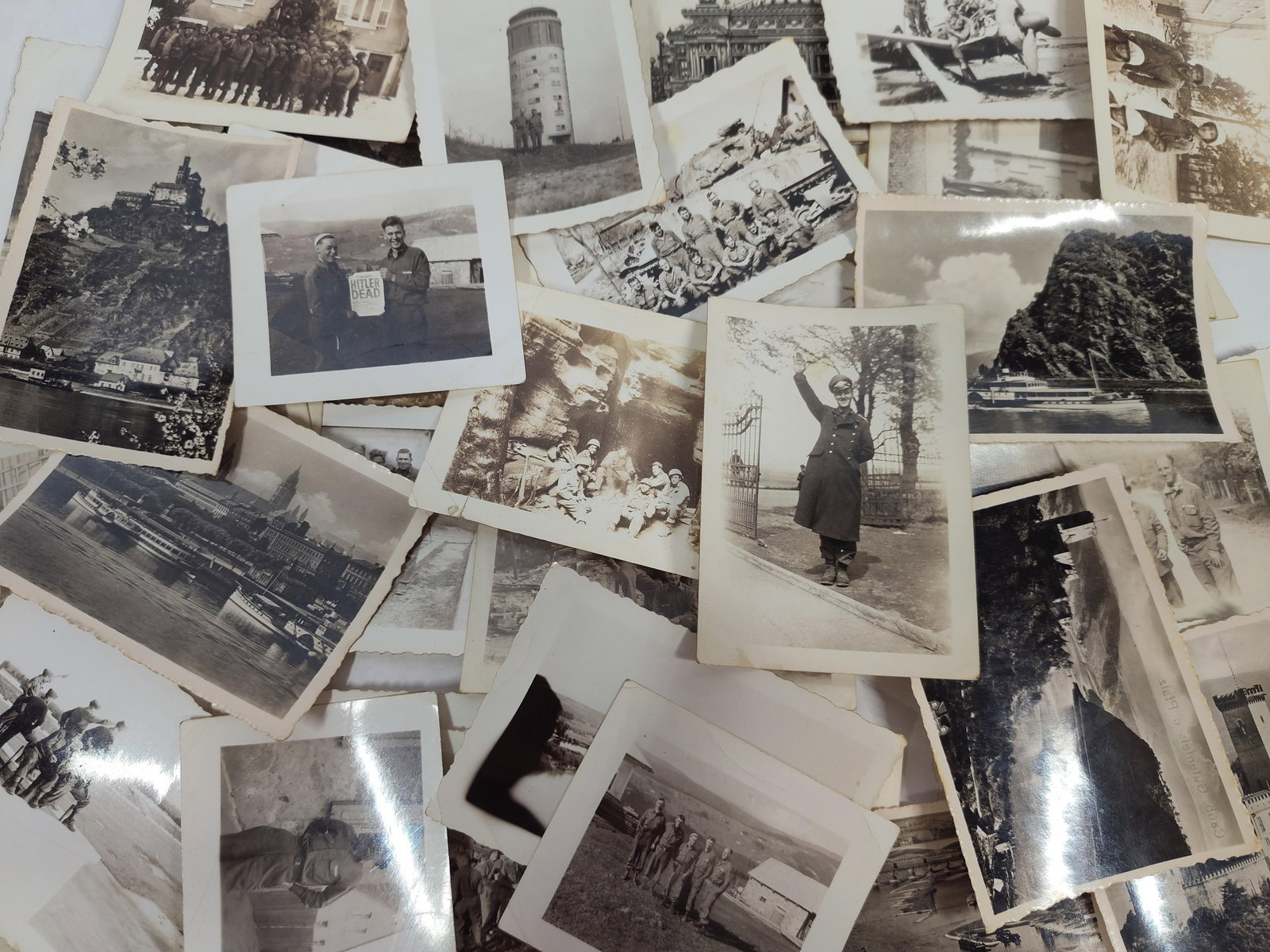 WWII Era Black & White Photographs & Snapshots (1 of 2)