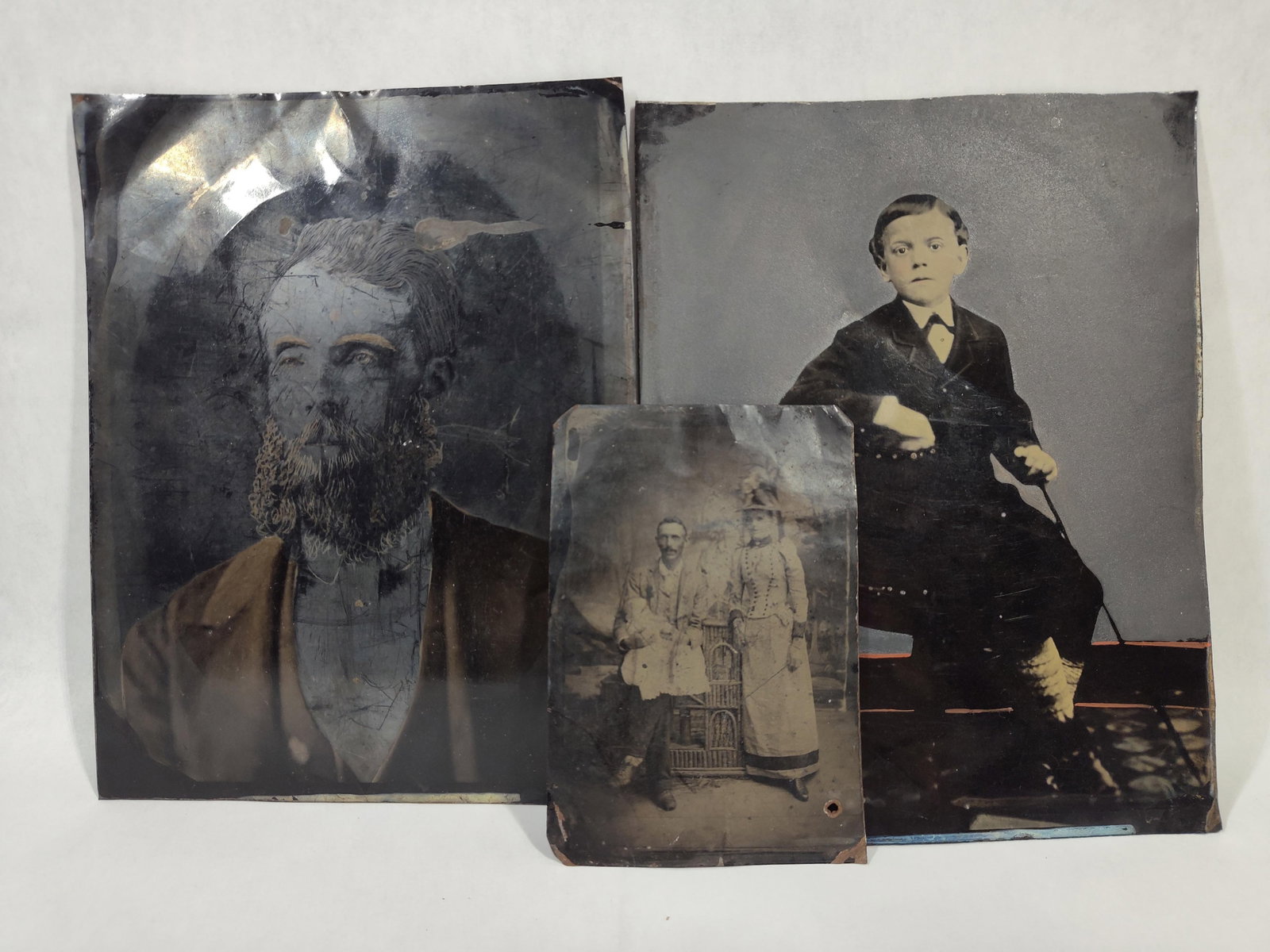 A Trio of Late 19th-Century Tintype Portraits (1 of 4)