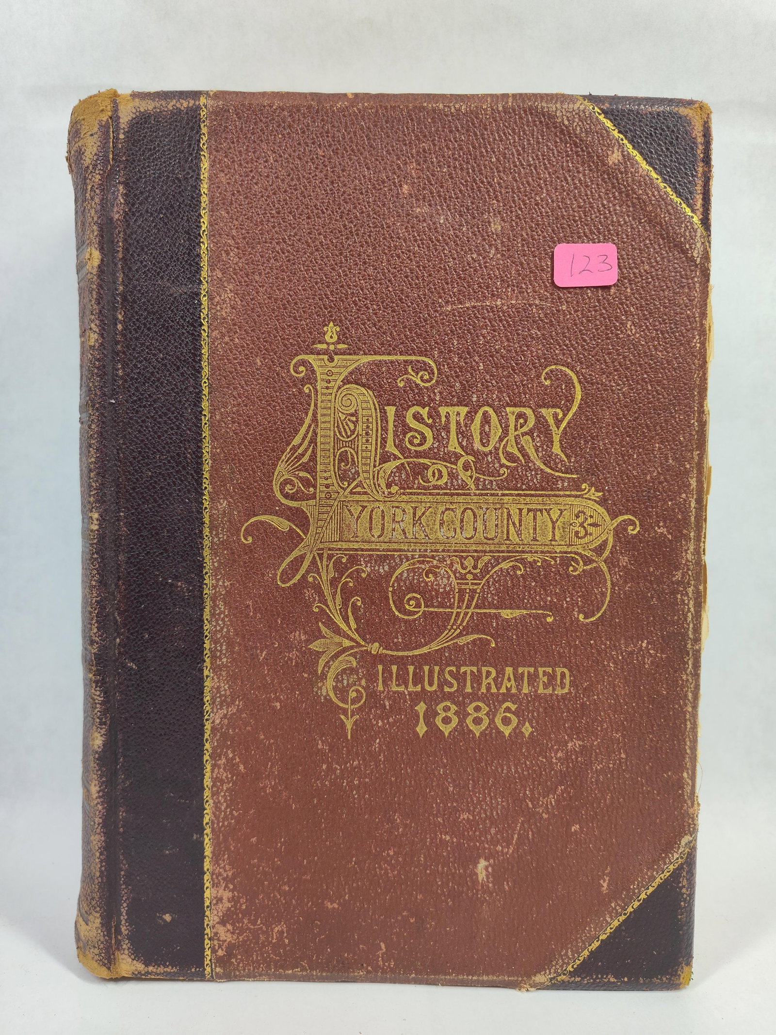 Gibson, History of York County Pennsylvania, 1886: John Gibson, Historical Editor. History of York County Pennsylvania, From the Earliest Period to the Present Time. Chicago: F. A. Battey Publishing Co., 1886. This large quarto volume is bound in