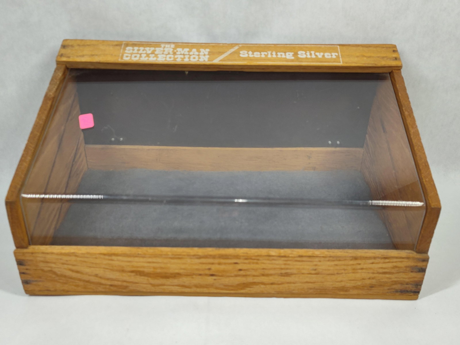 The Silver Man Collection Oak Display Case (1 of 3)
