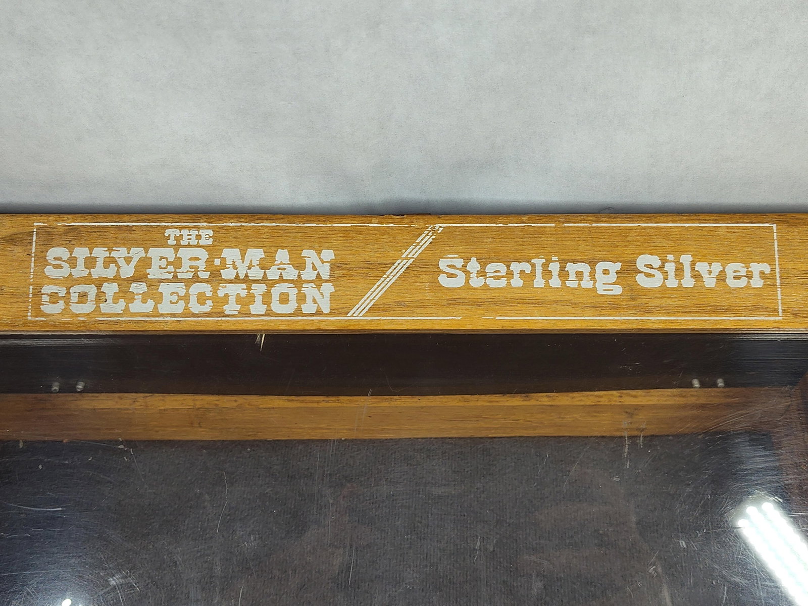 The Silver Man Collection Oak Display Case - 2