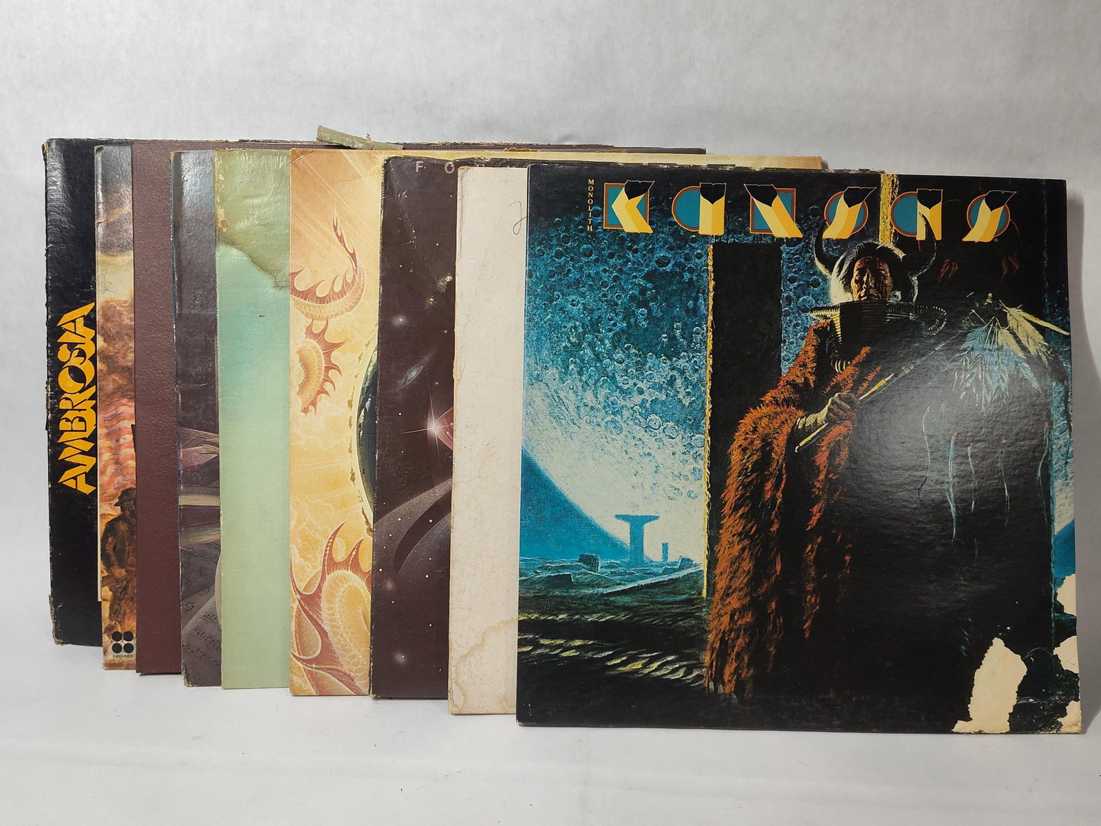 9 Vinyl LPs: Kansas, Robin Trower, Crosby & Young (1 of 6)