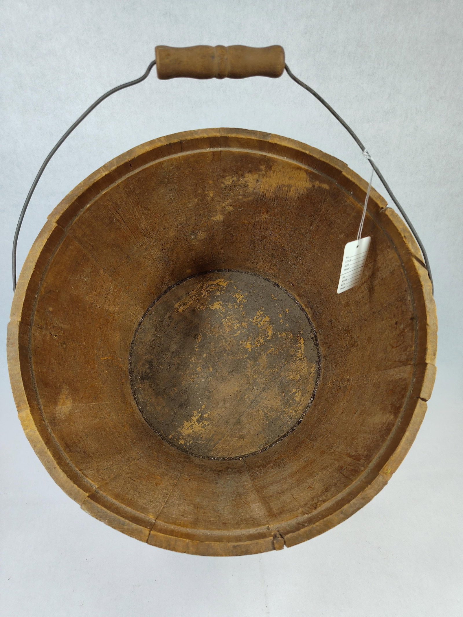 Electro Compound Co. Wire Pulling Wooden Bucket - 4