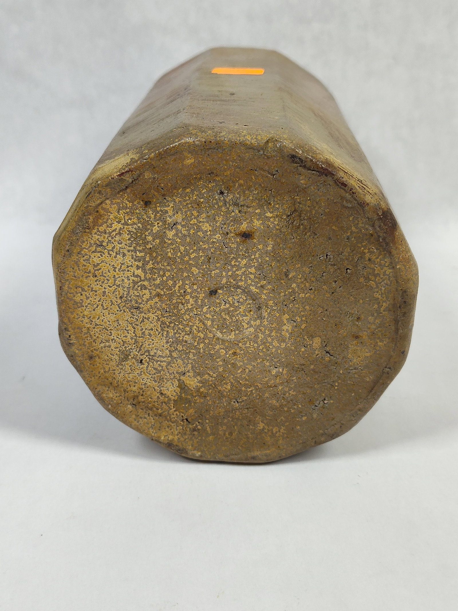 Salt-Glazed Octagonal Stoneware Master Ink Bottle - 4