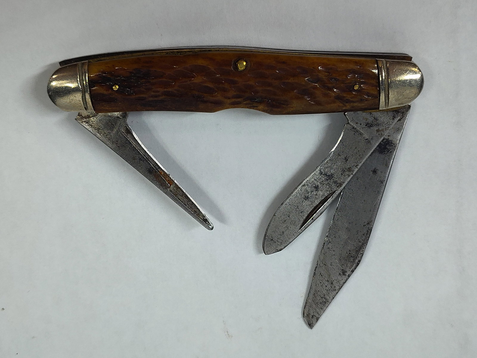 Royal Brand USA 3-Blade Stockman w/ Jigged Bone (1 of 3)
