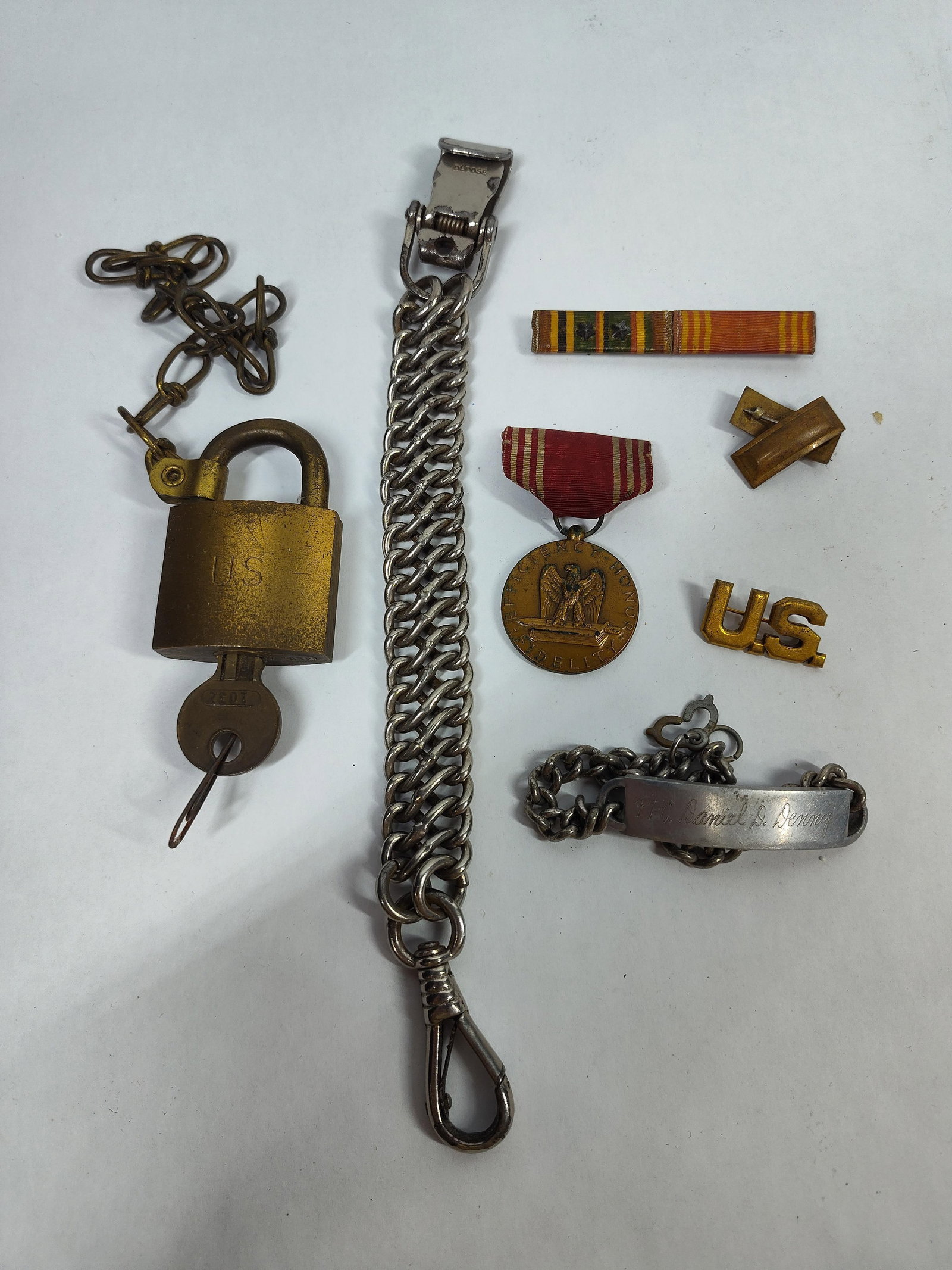 WWII US Army Medals & Insignia: Daniel D. Denny (1 of 4)