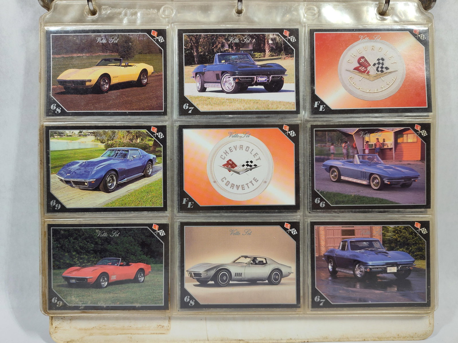 1991 Collect-A-Card Corvette Card Set in Binder (1 of 10)