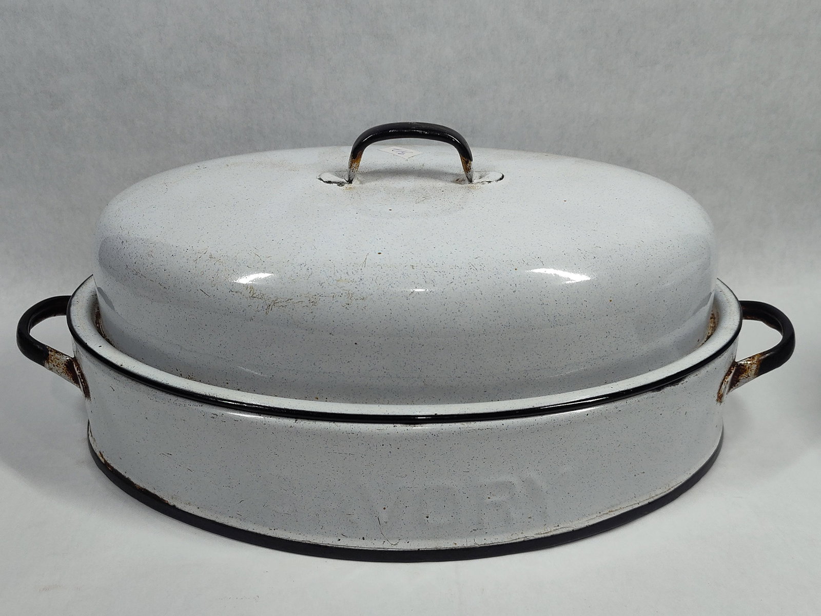 Two Savory Enamelware Cooking Vessels - 2