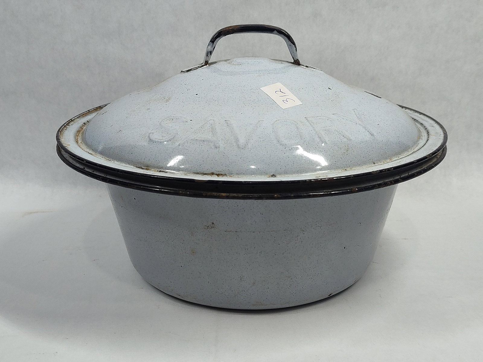 Two Savory Enamelware Cooking Vessels - 4