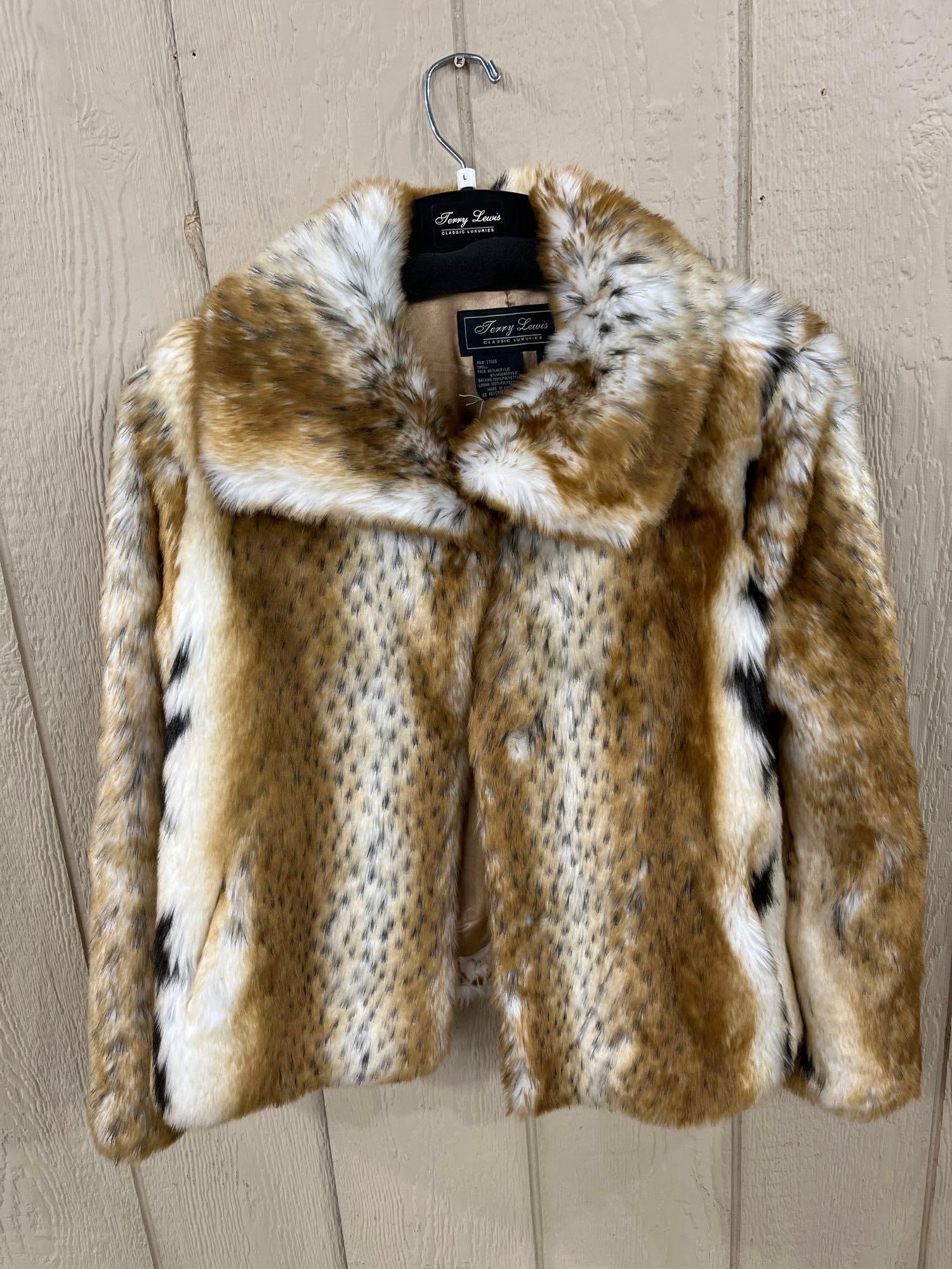 Terry Lewis Lynx Pattern Faux Fur Jacket (1 of 4)