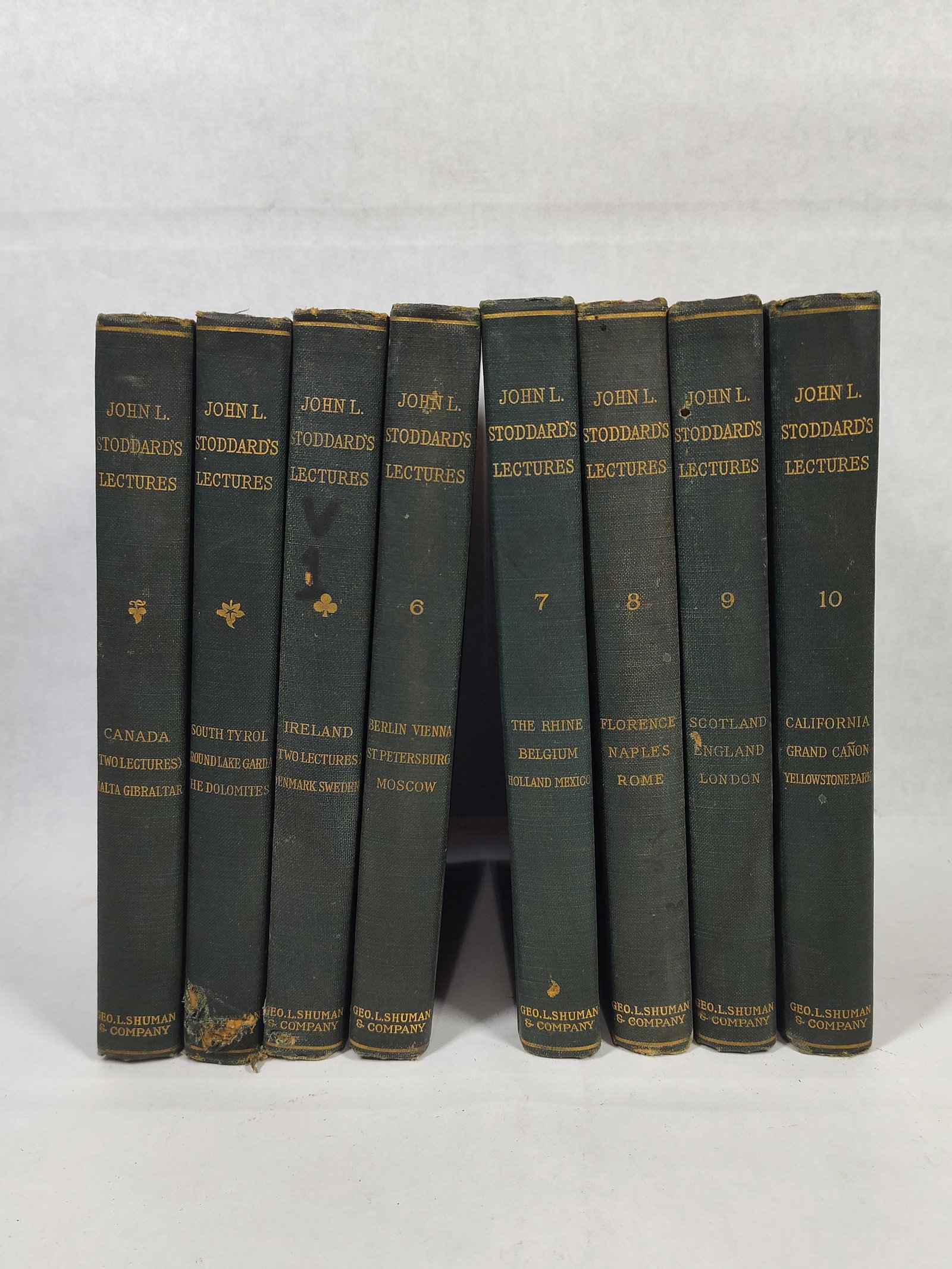 John L. Stoddard, Lectures, 1915, 10-Volume Set (1 of 4)