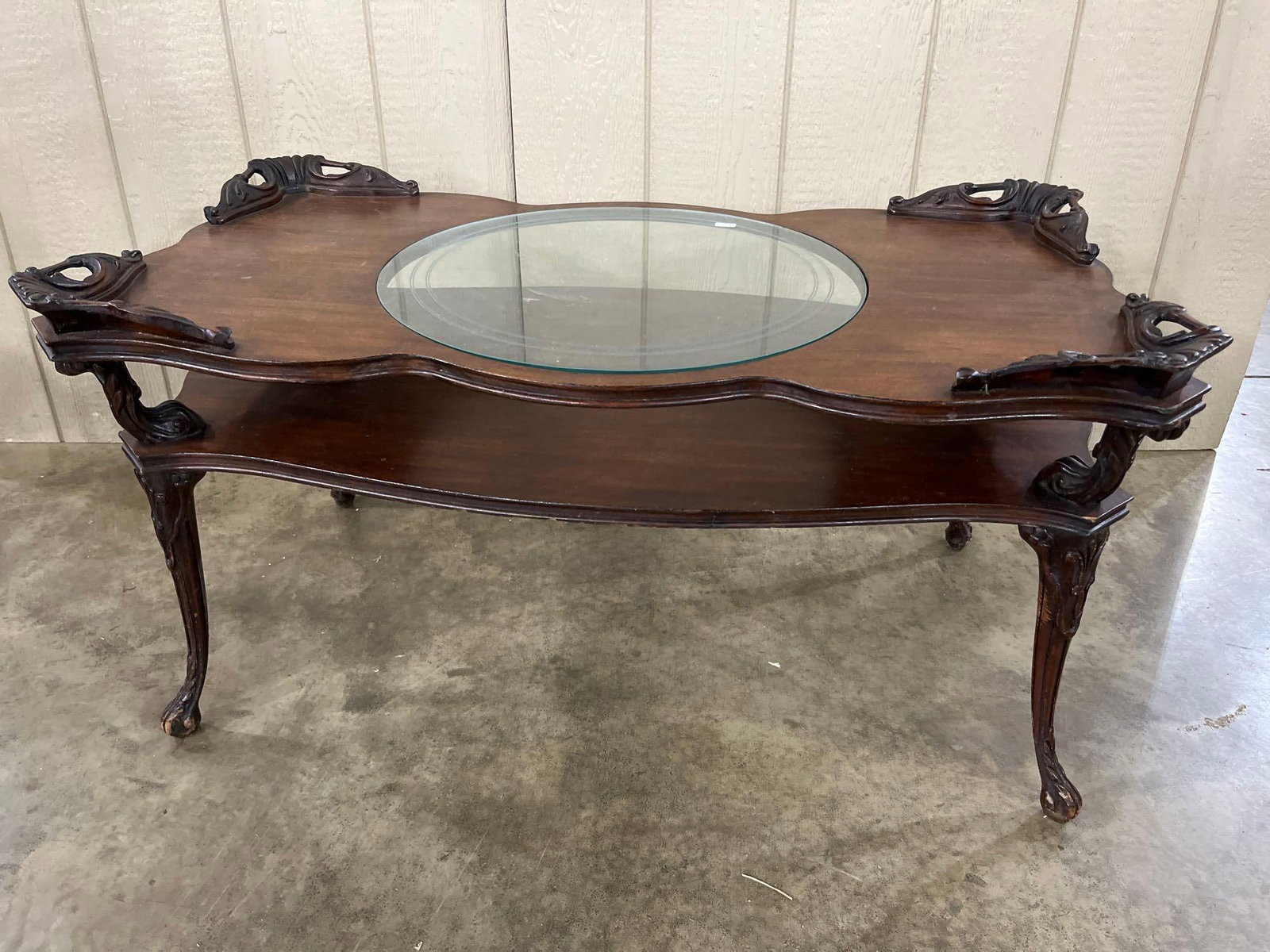 Louis XV Style 2-Tier Coffee Table, Adams Always (1 of 5)