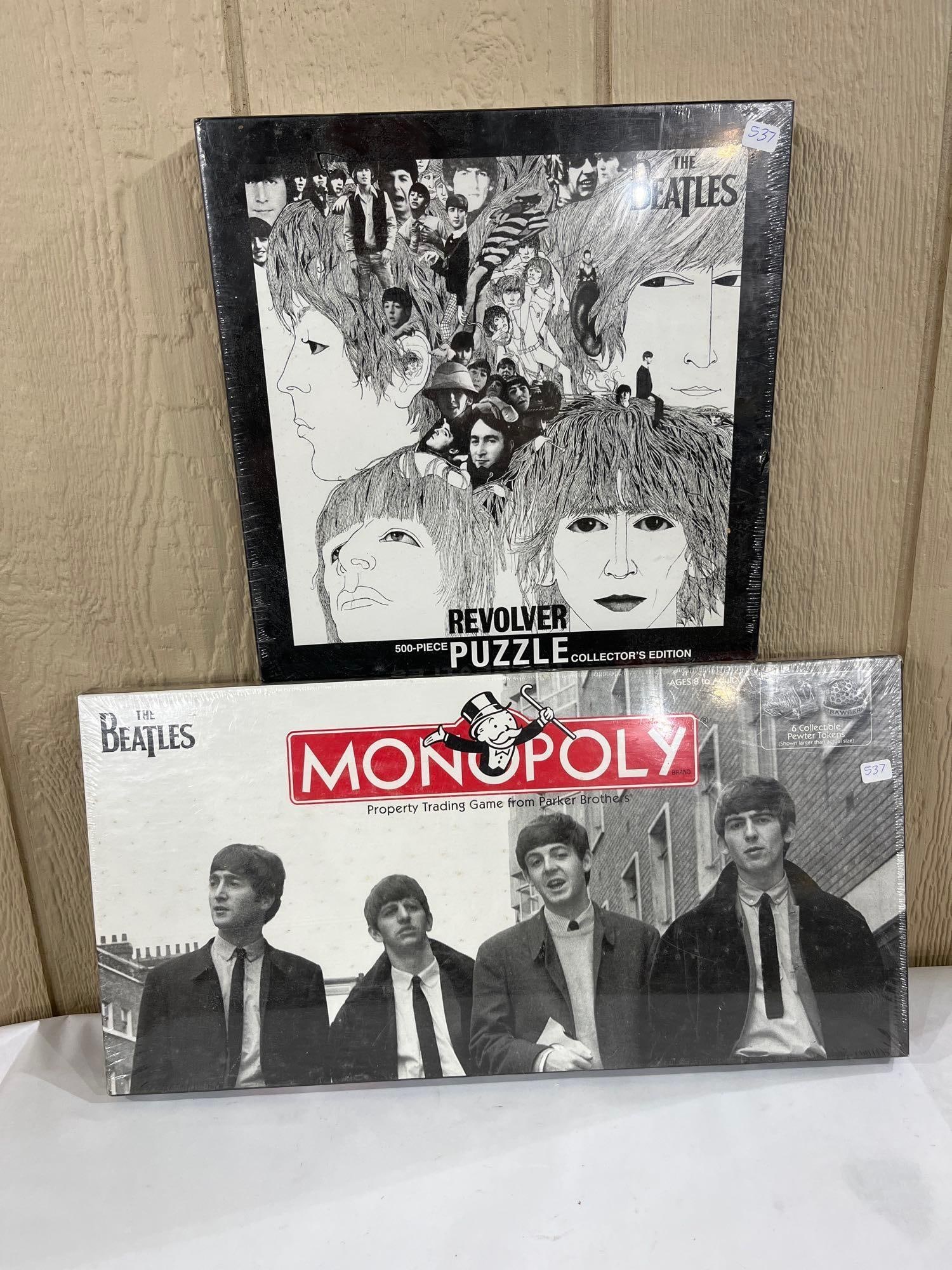 Beatles USAopoly Revolver Puzzle & Monopoly Game (1 of 5)