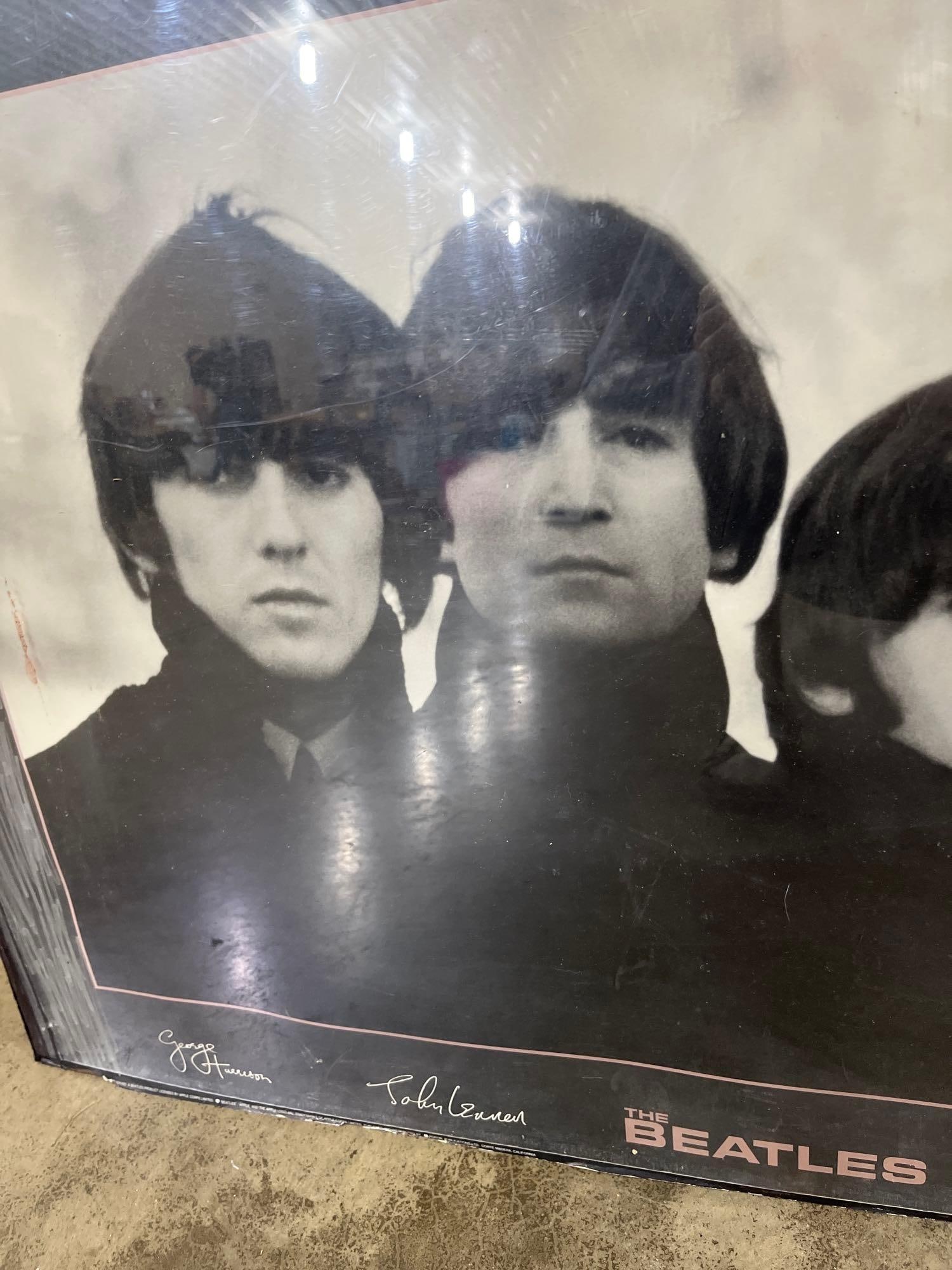 The Beatles Framed Poster w/ Facsimile Signatures - 4