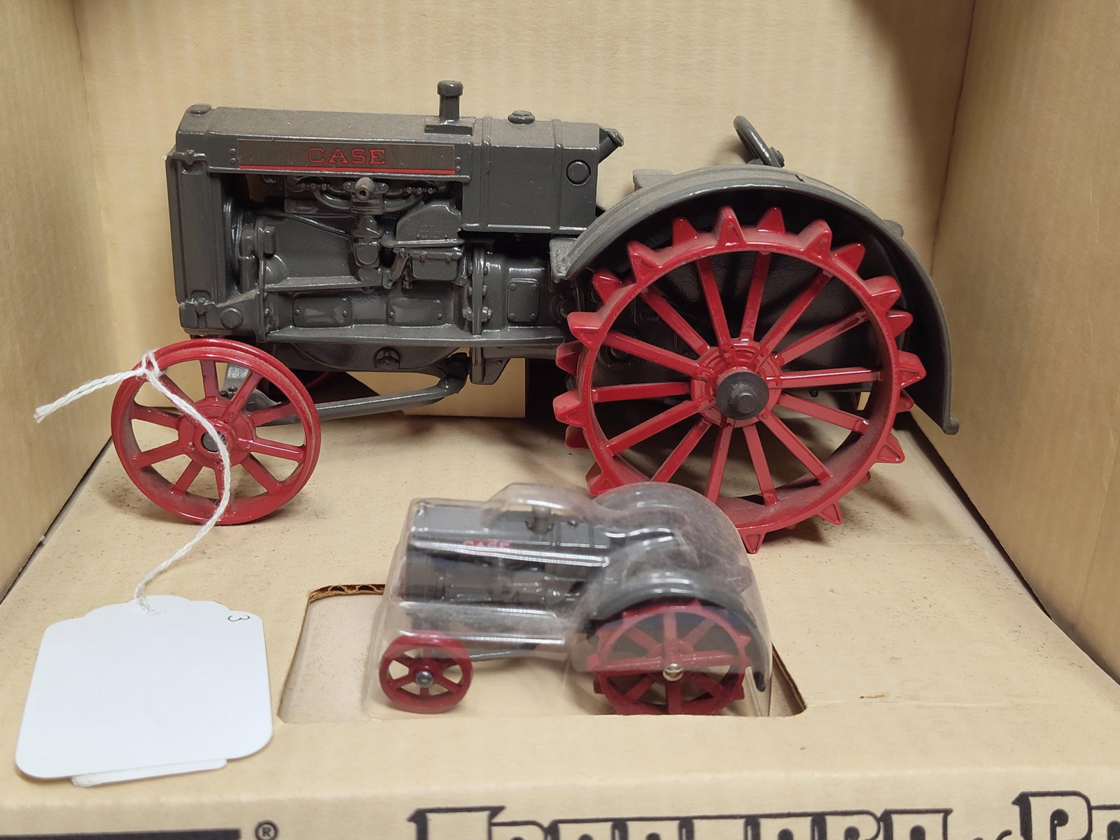 Pair ERTL Case Model L Tractors in Original Box (1 of 7)