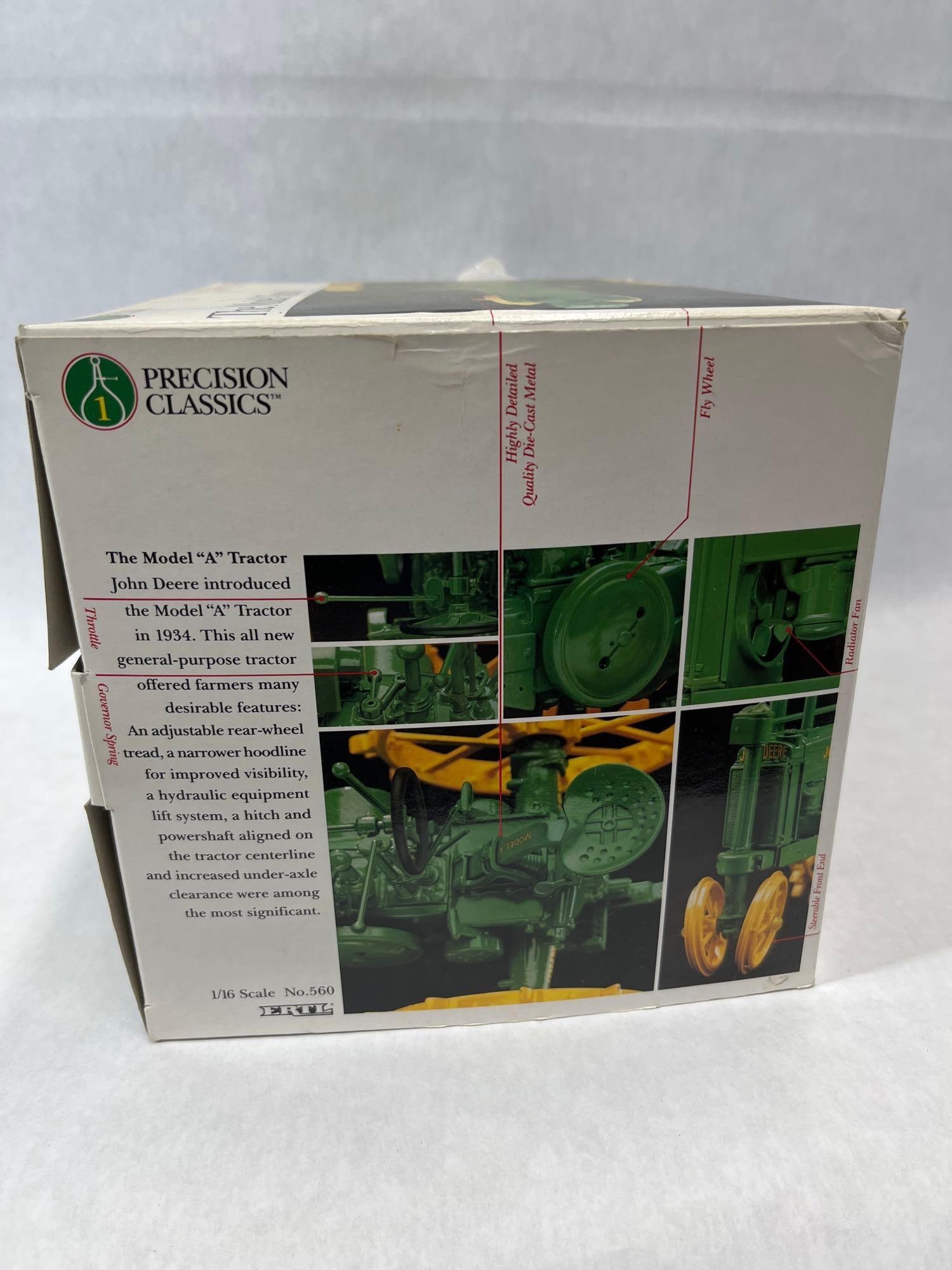 Ertl Precision John Deere Model A Tractor No. 1 - 3