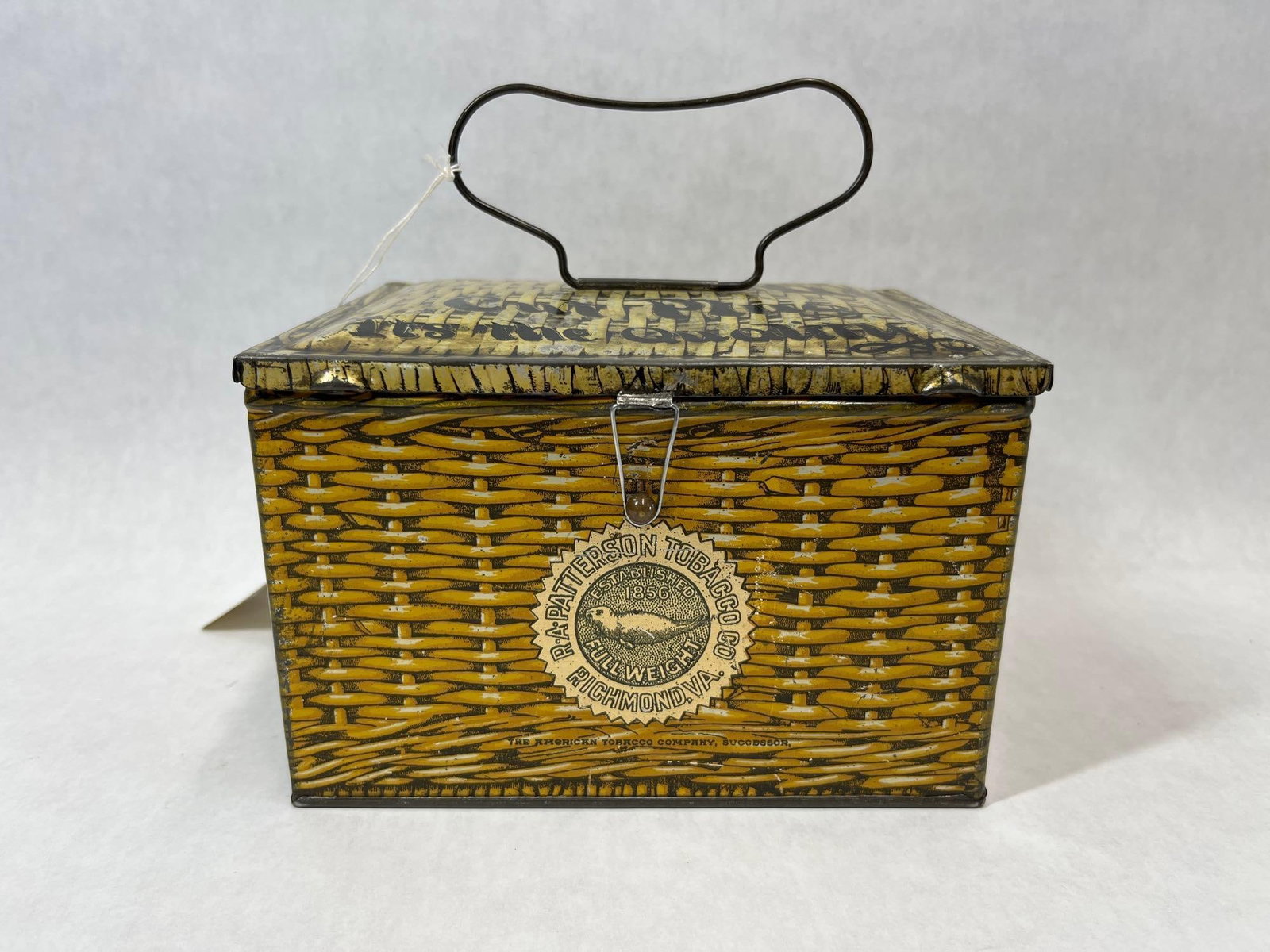 R.A. Patterson Co. Seal Cut Plug Tobacco Tin (1 of 7)