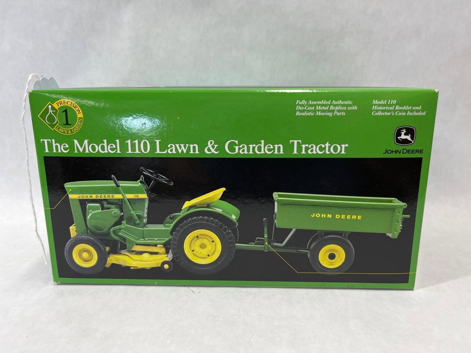 Ertl John Deere Precision 110 Tractor w/ Dump Cart (1 of 4)
