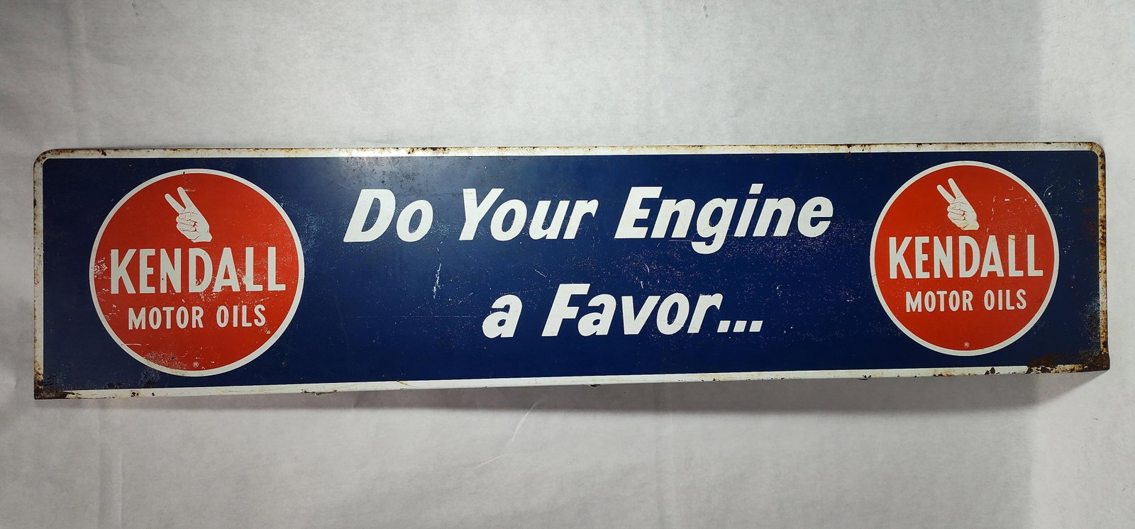 Kendall Motor Oils Advertising Strip Sign (1 of 5)