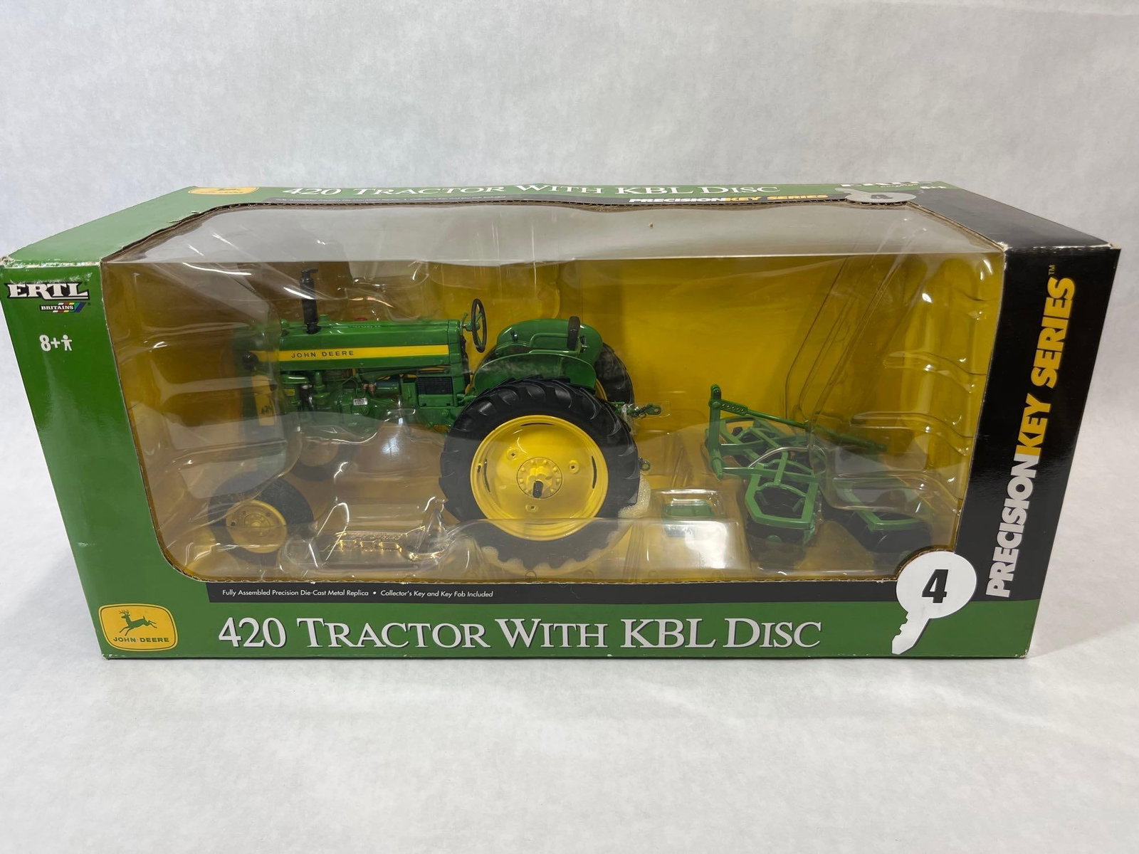 ERTL John Deere 420 Precision Tractor w/ KBL Disc (1 of 5)