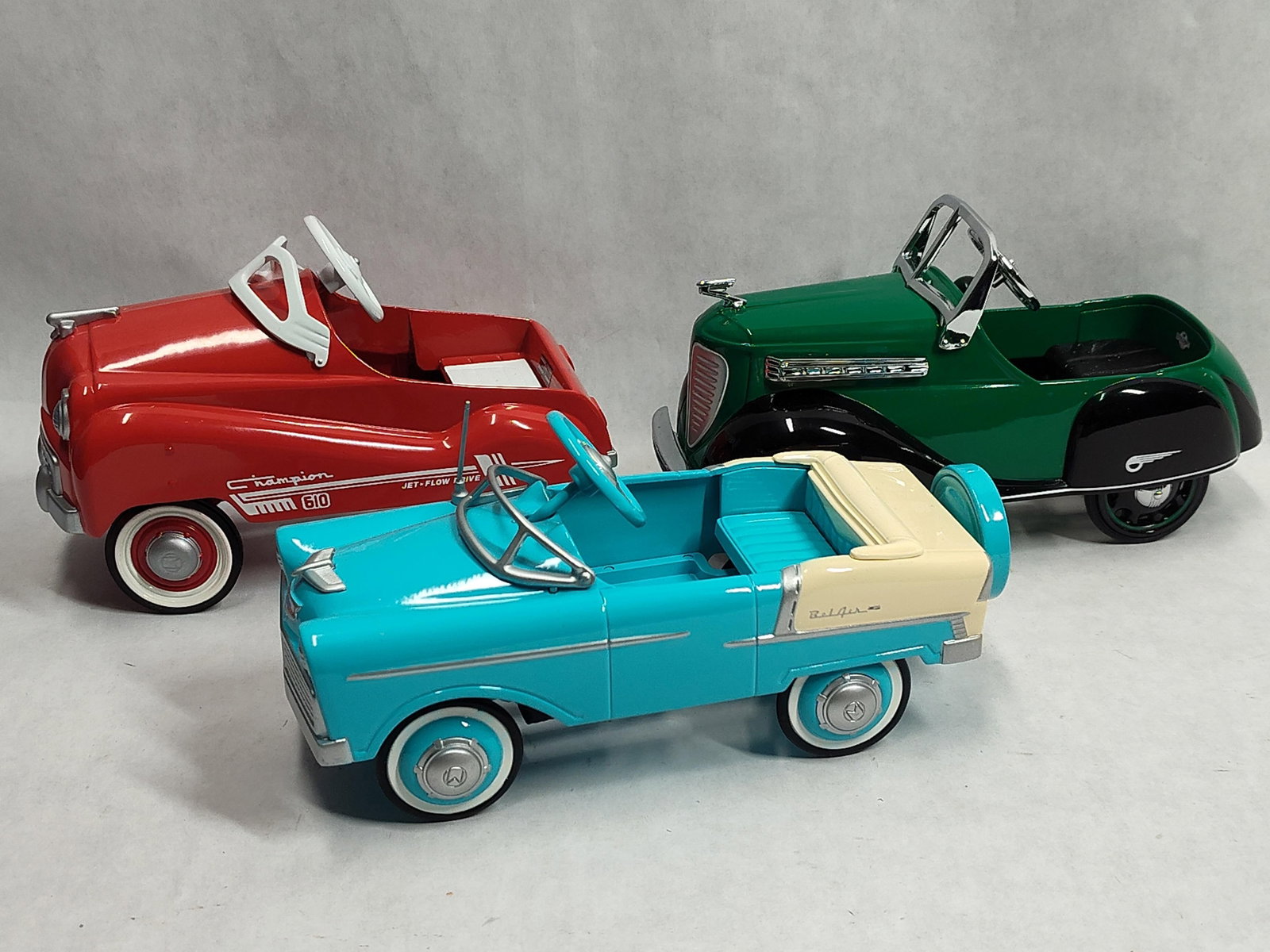 3 Hallmark Kiddie Car Classics Die-Cast Pedal Cars (1 of 6)