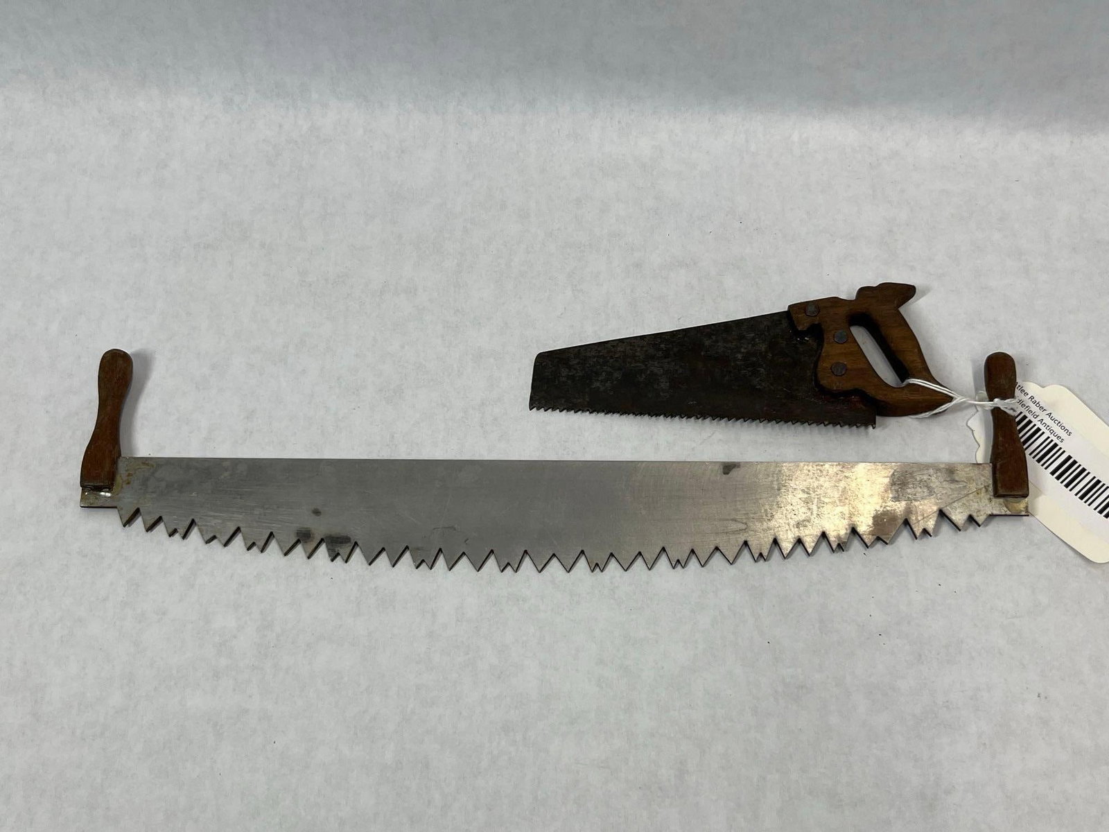 Pair Hand Saws: Two-Man Crosscut & One-Man (1 of 3)