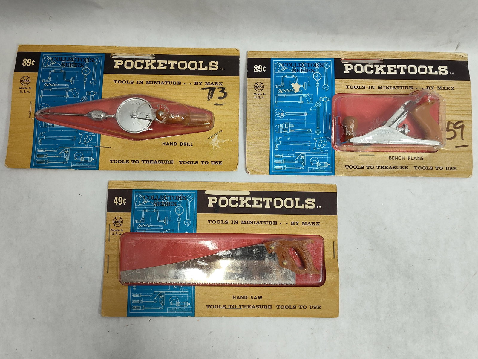 Three Marx Pocketools Collector's Series Tools (1 of 4)