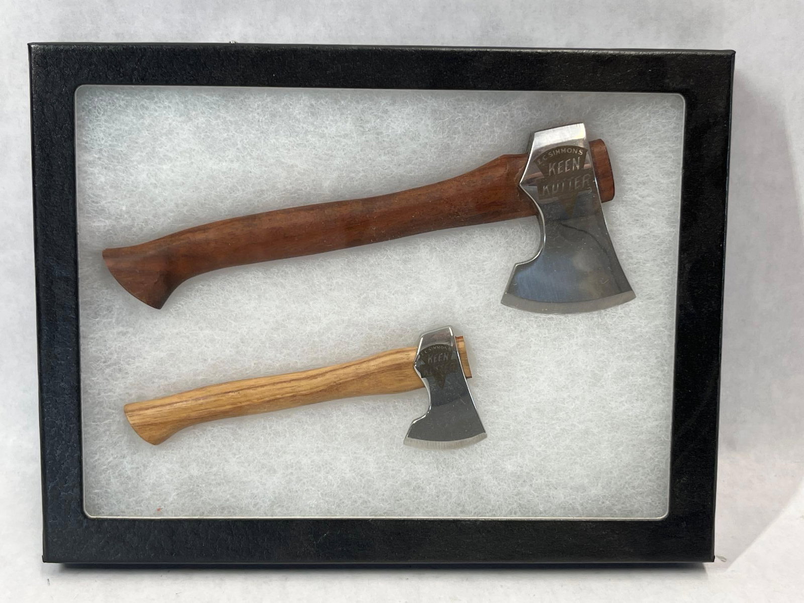 Pair E.C. Simmons Keen Kutter Miniature Axes (1 of 4)