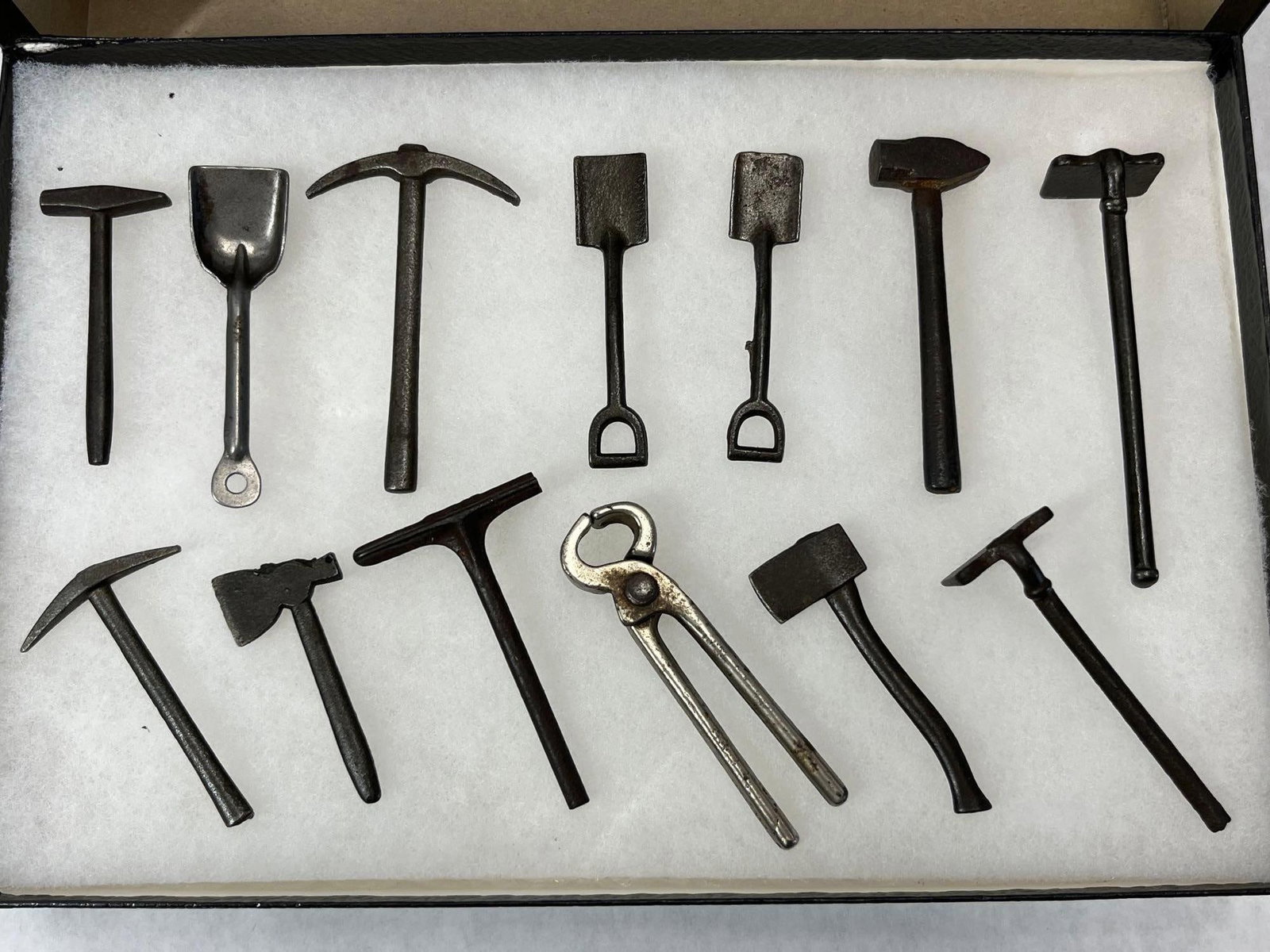 13 Antique Miniature Iron & Steel Tools (1 of 5)