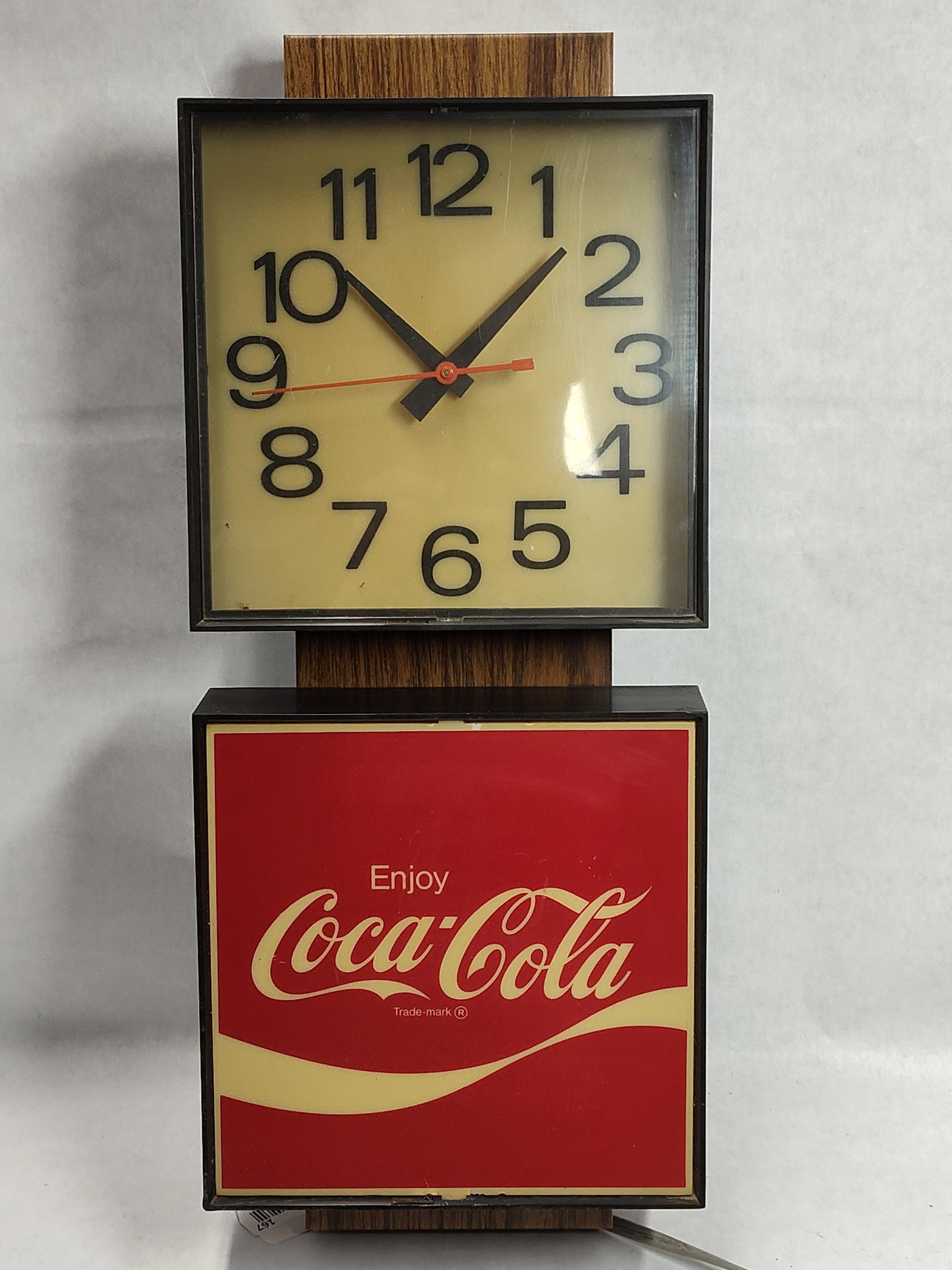 1970s Coca-Cola Lighted Electric Wall Clock - 2