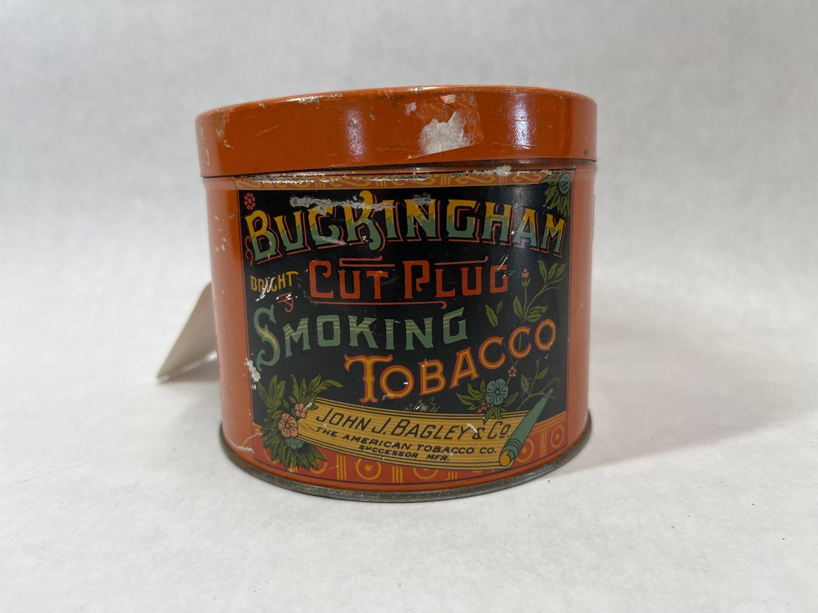 Bagley & Co. Buckingham Tobacco Lithographed Tin (1 of 4)