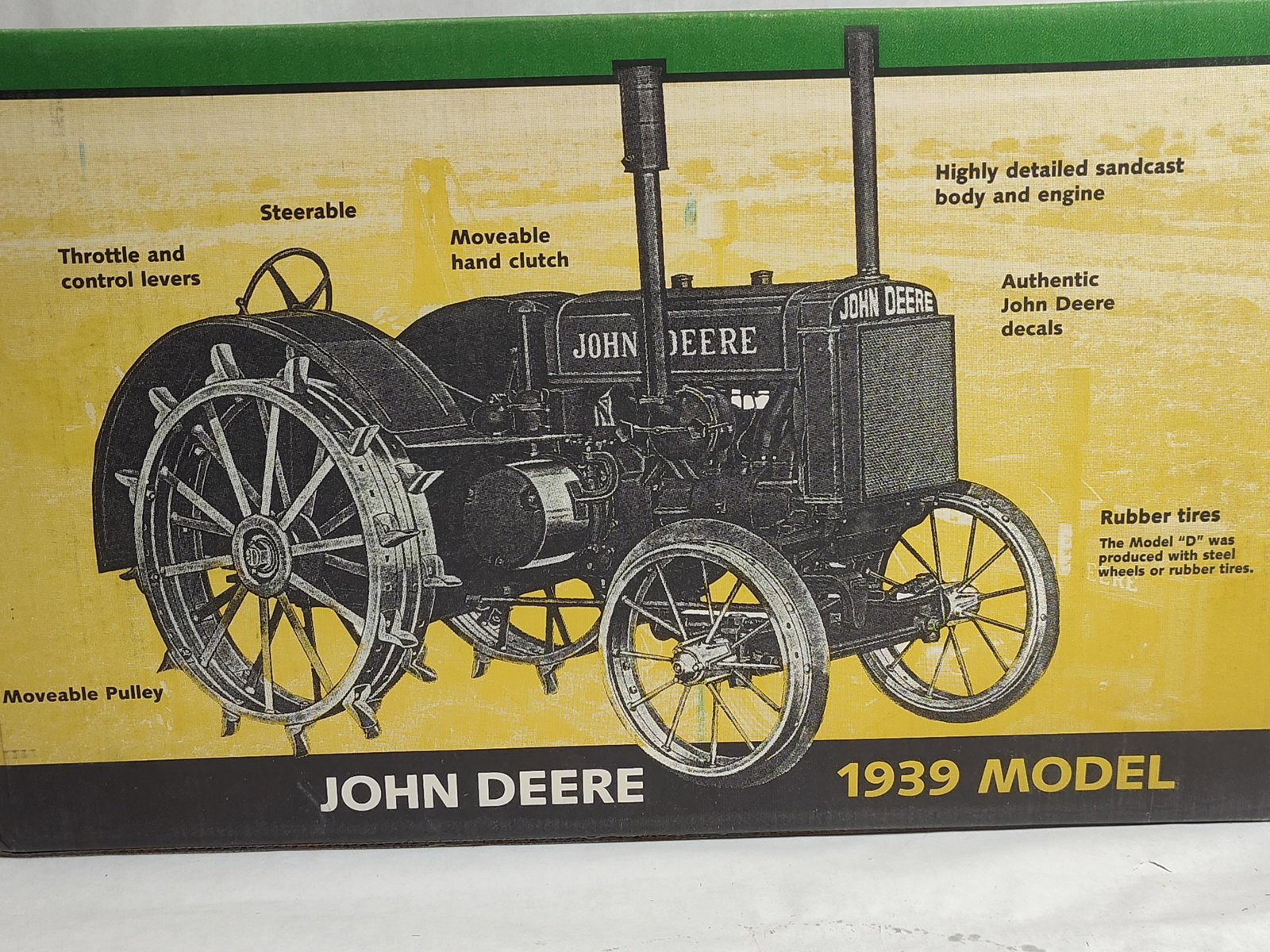 Scale Models John Deere Model D Sandcast Tractor - 4