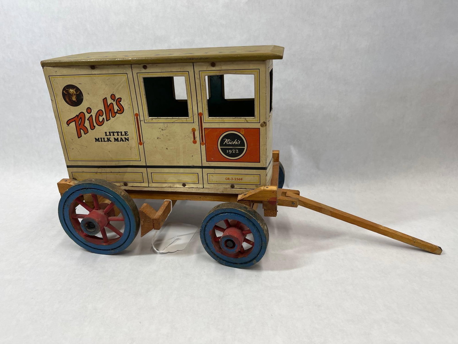 Rich Toys Milk Man City Dairy Pull Toy Wagon (1 of 6)