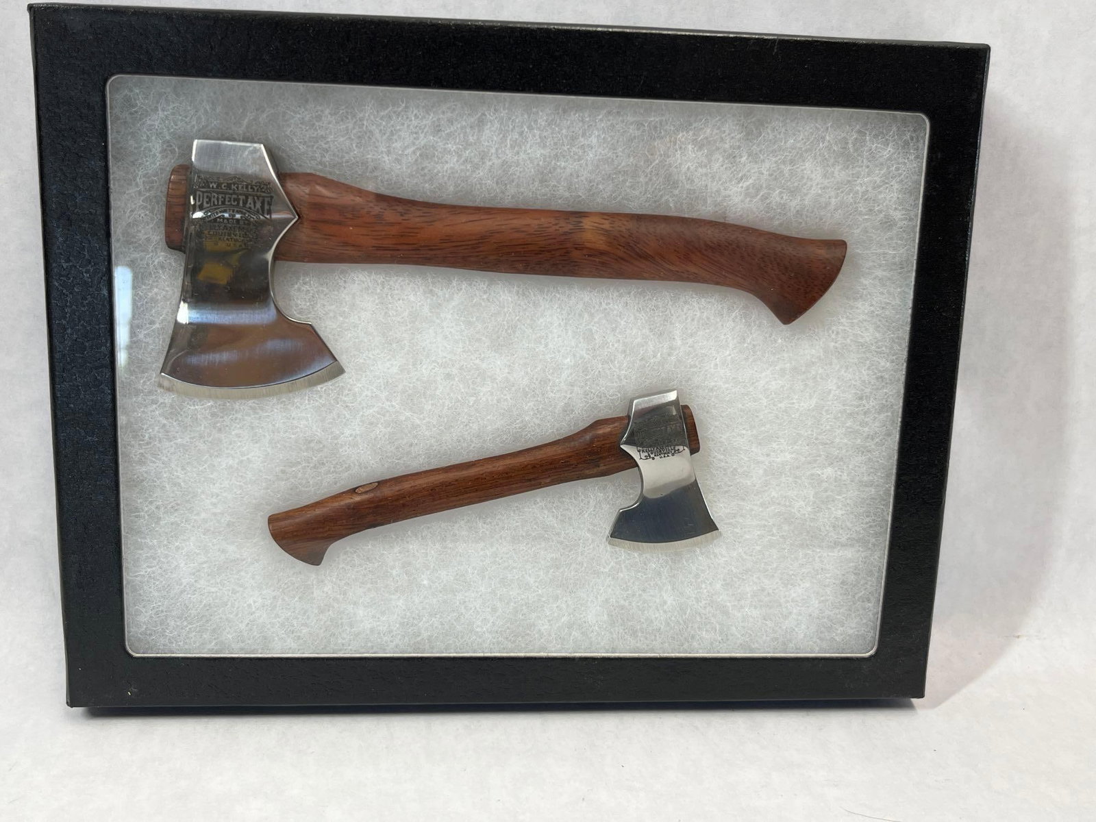 Pair Kelly Axe Mfg. Co. Perfect Axe Miniatures (1 of 3)
