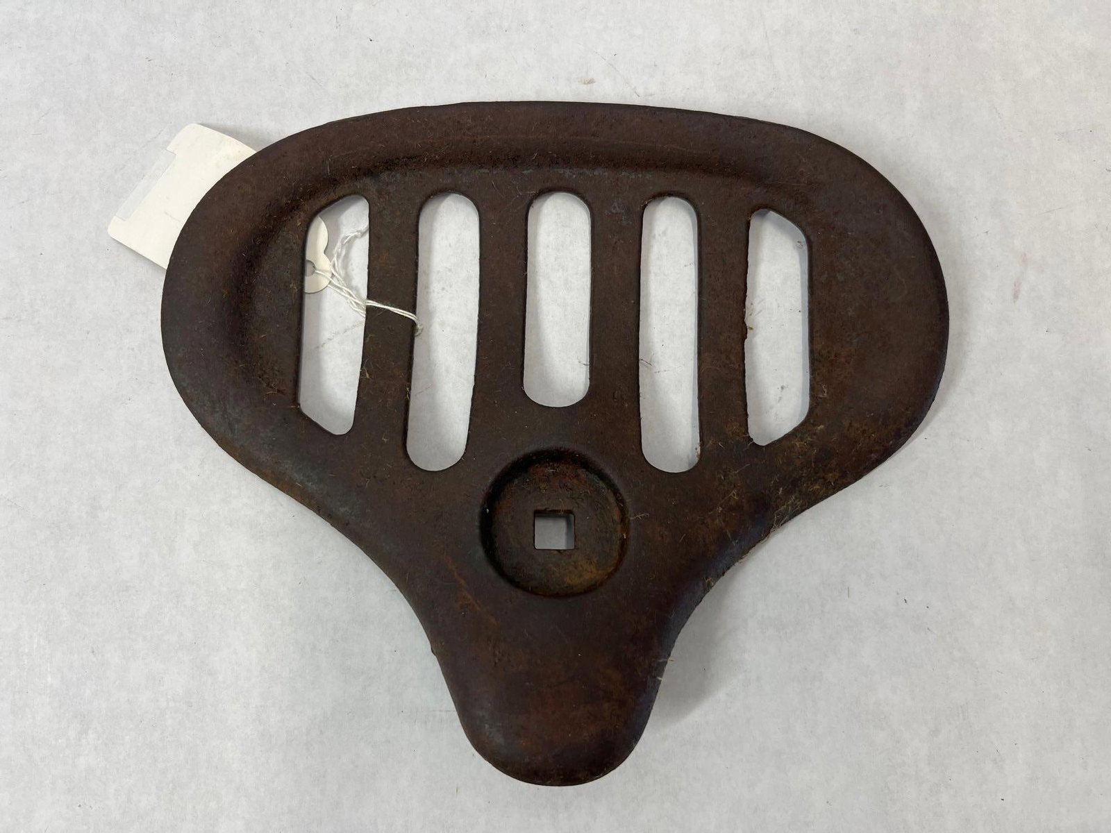 Antique Cast Iron Pedal Grinder Seat (1 of 2)